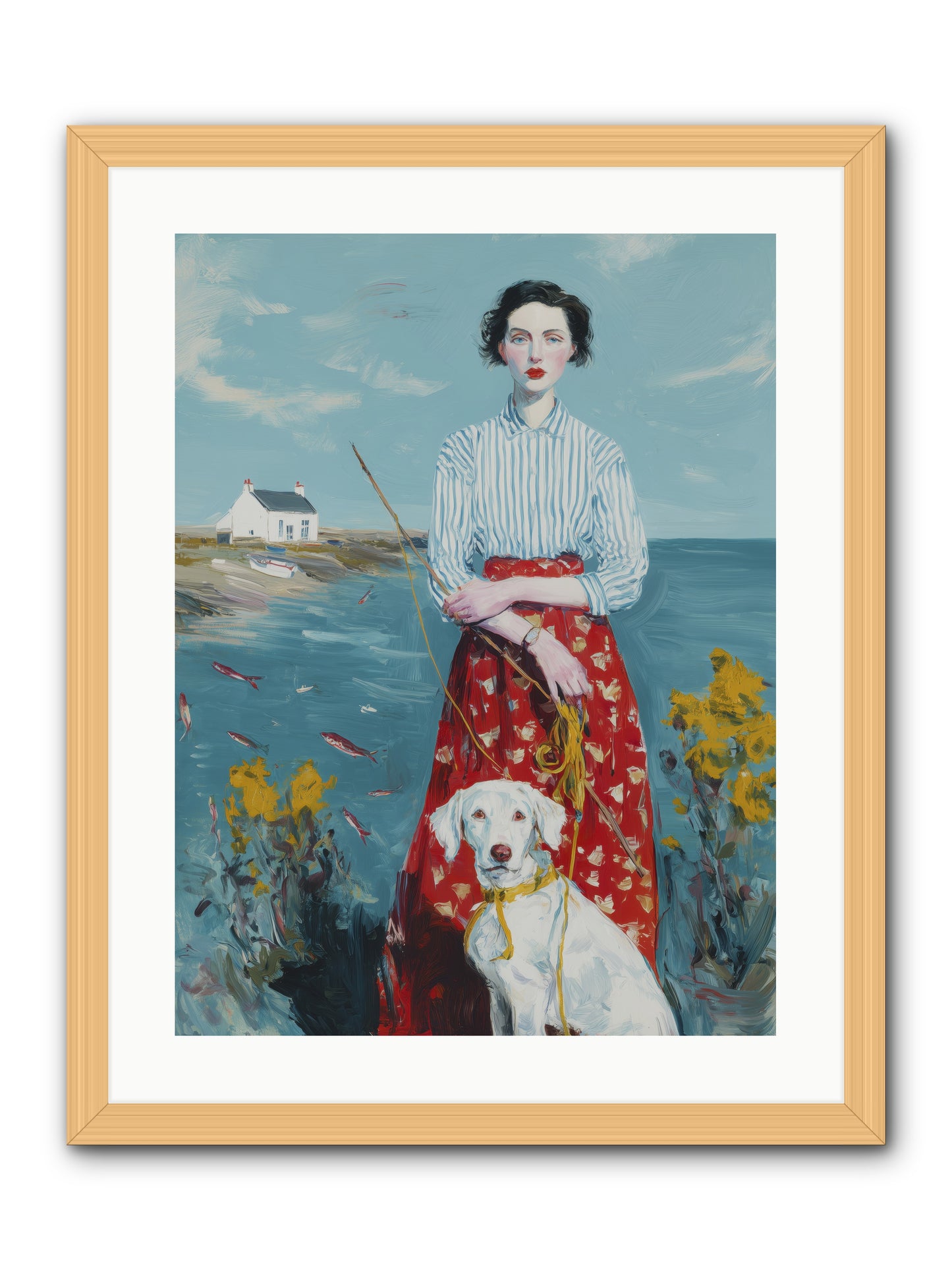 Dreams on Hold -- Framed Print - Natural 18x24
