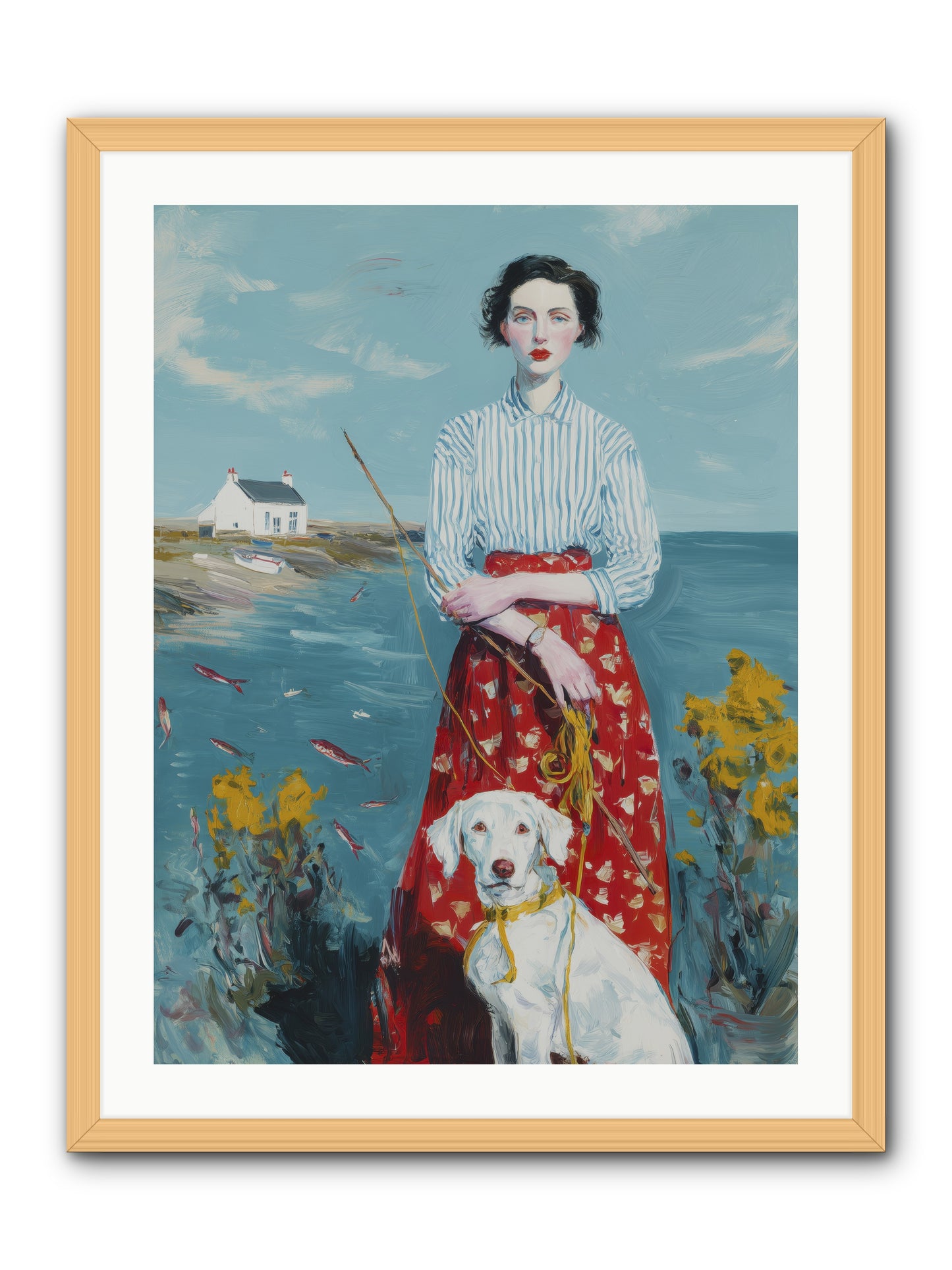 Dreams on Hold -- Framed Print - Natural 24x32