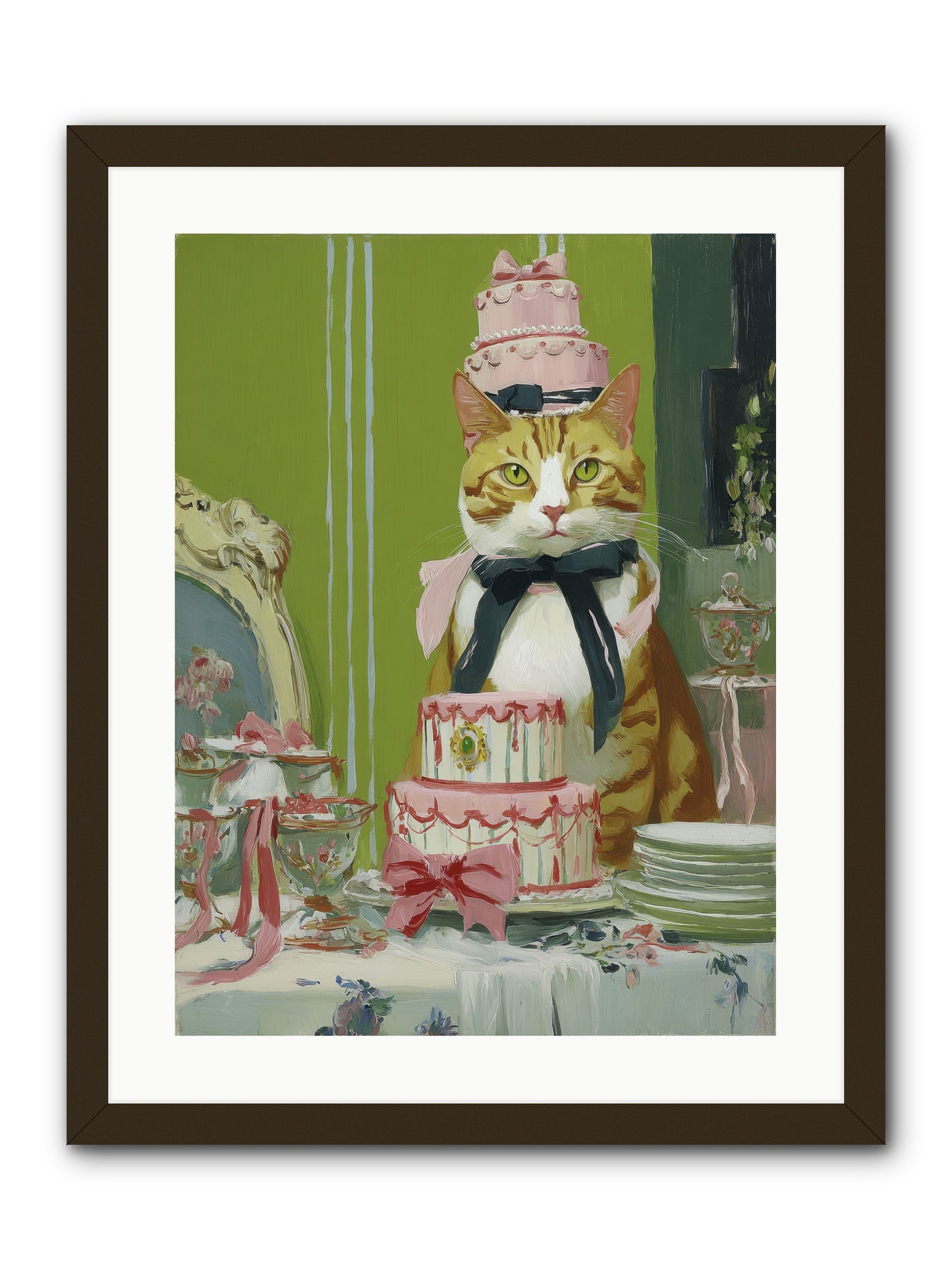 Drenched in Wonder -- Framed Print - Black 18x24