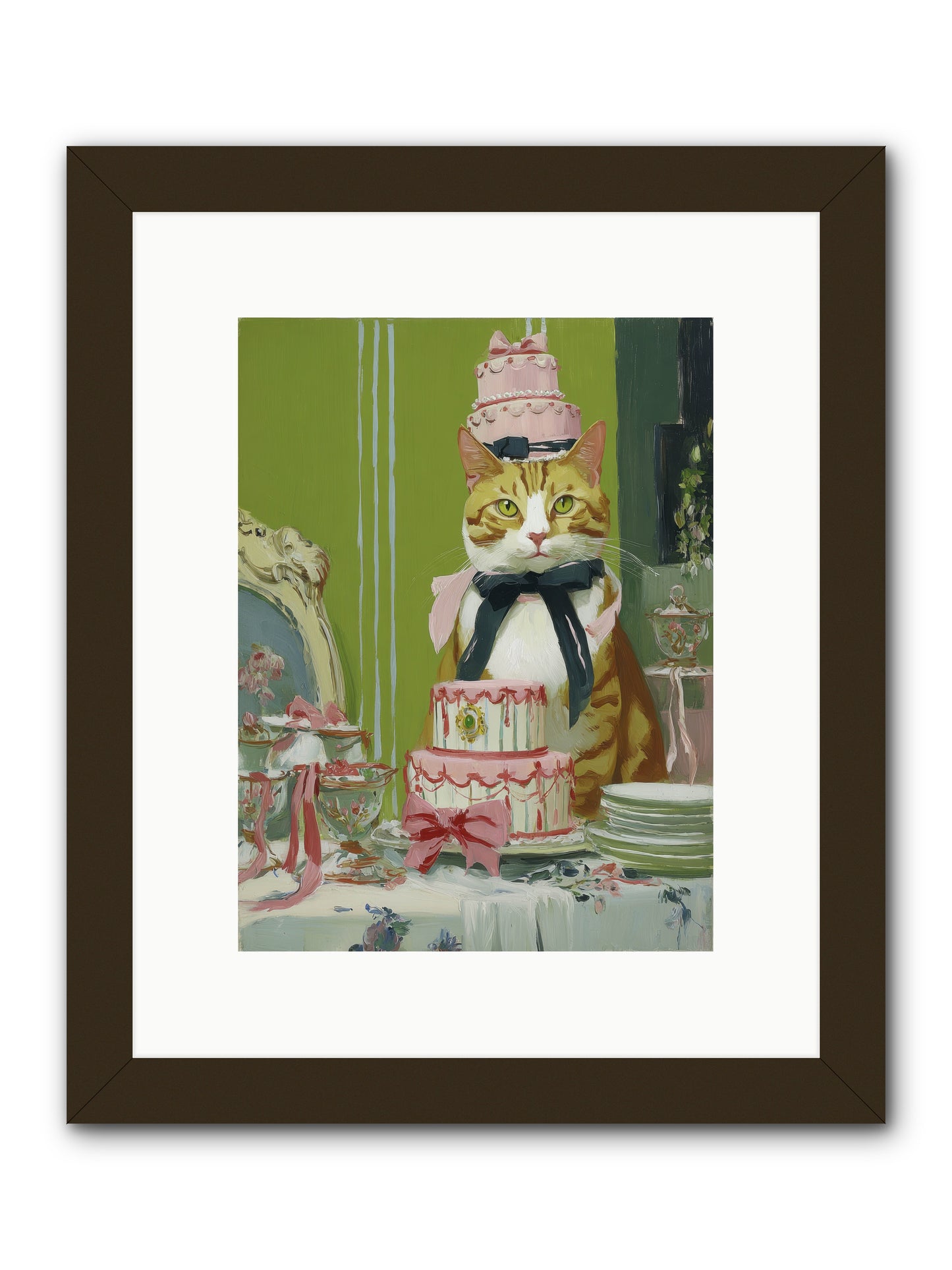 Drenched in Wonder -- Framed Print - Black 9x12