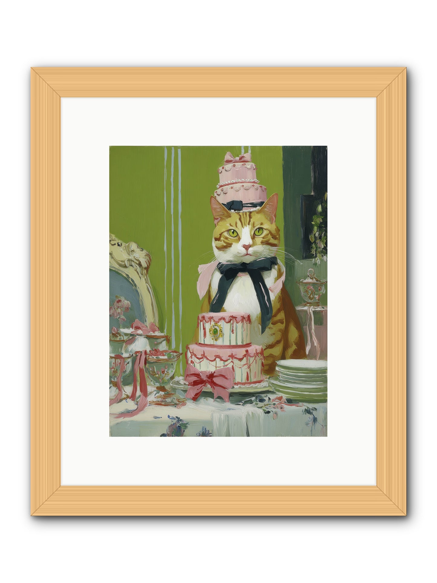 Drenched in Wonder -- Framed Print - Natural 9x12