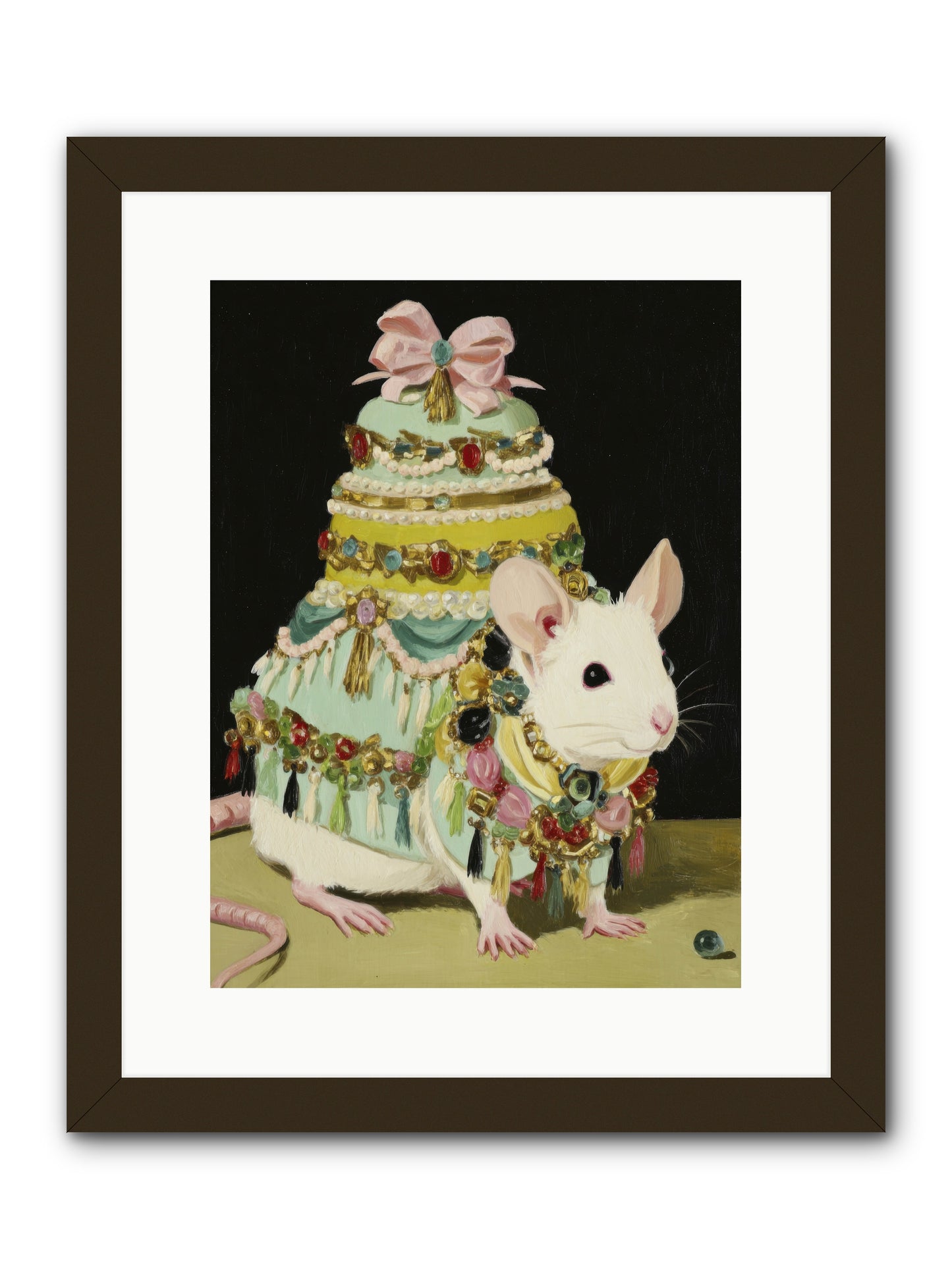 Dressed in Moonbeams -- Framed Print - Black 12x16