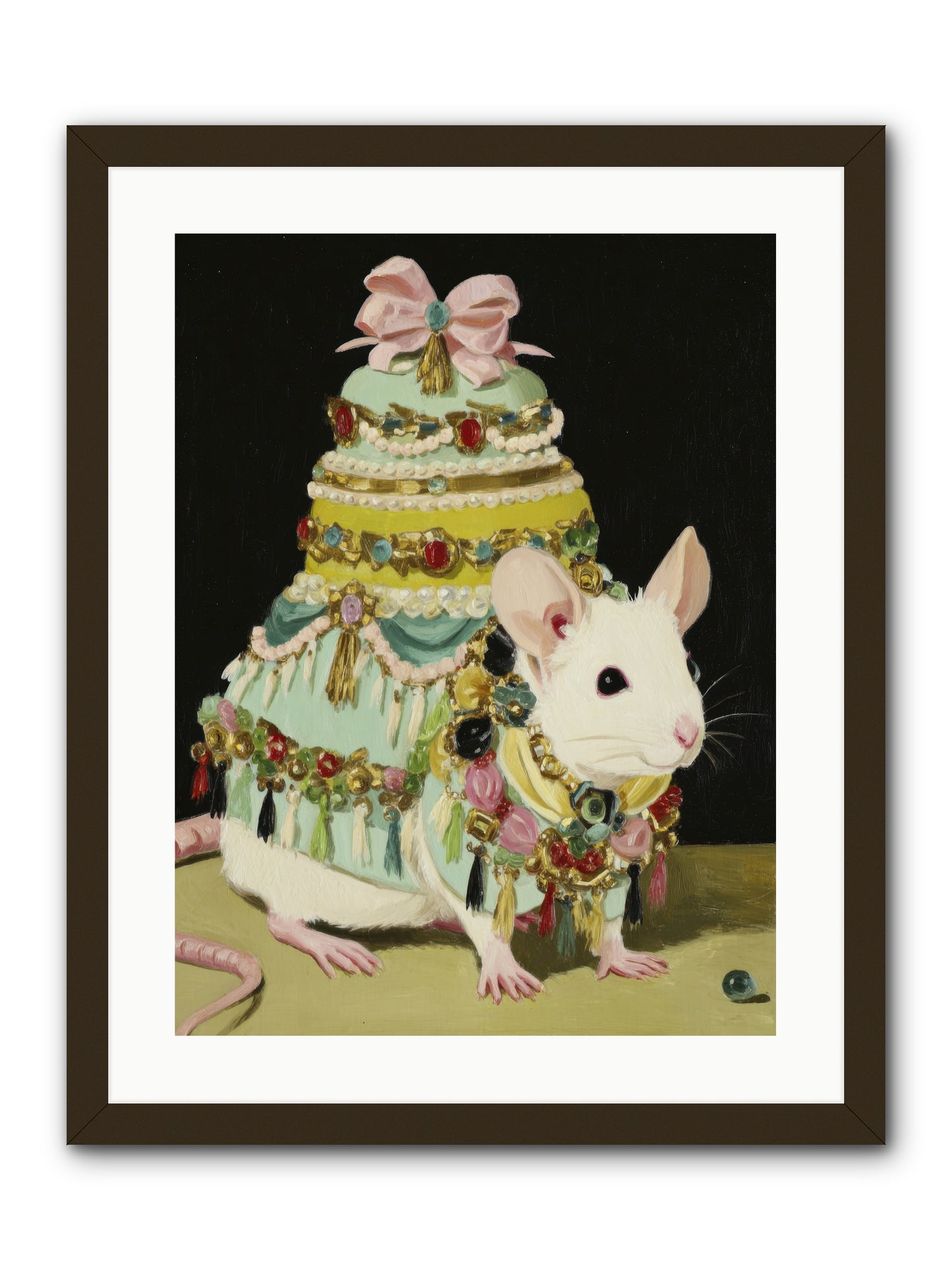 Dressed in Moonbeams -- Framed Print - Black 18x24