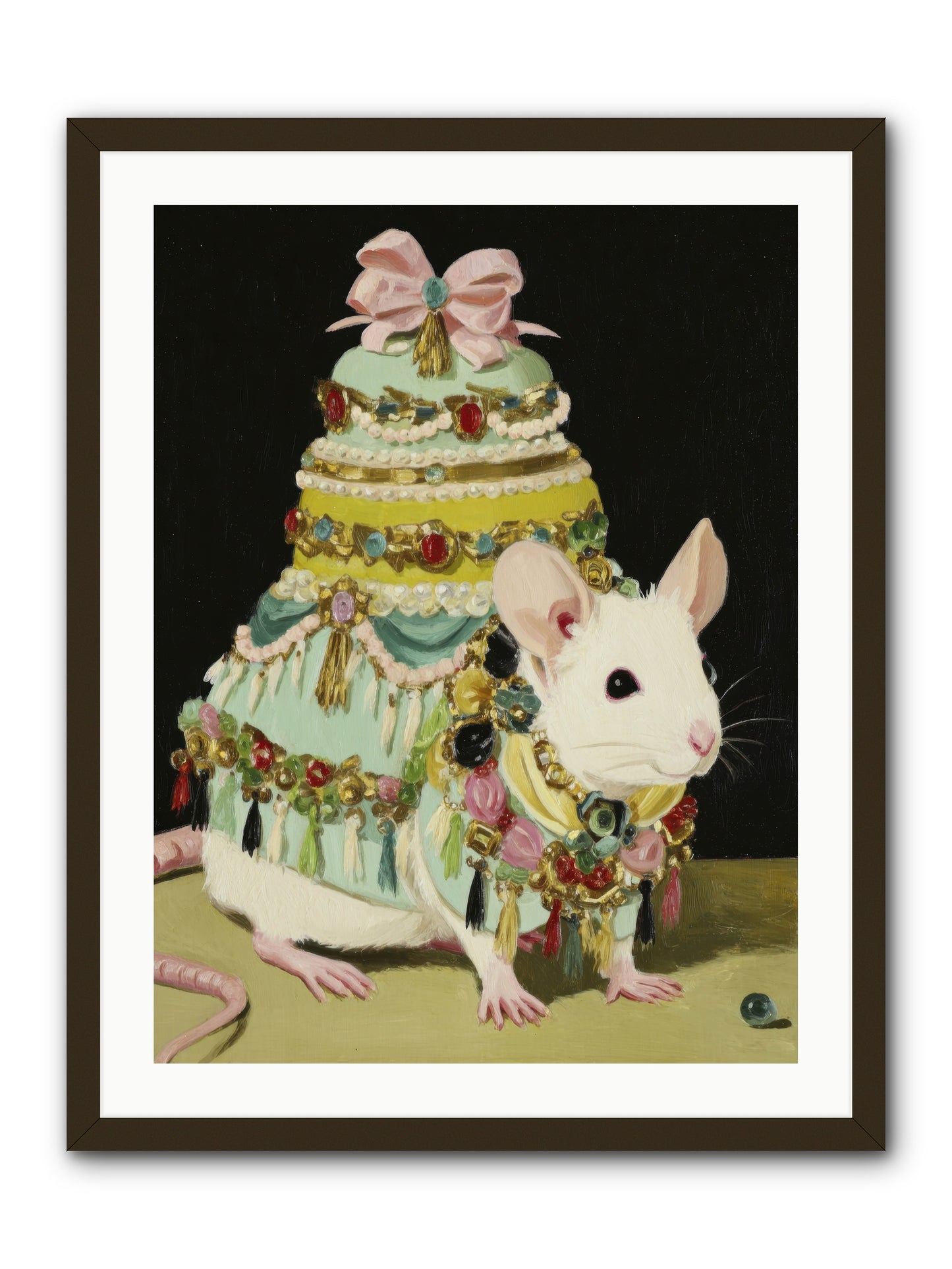 Dressed in Moonbeams -- Framed Print - Black 24x32