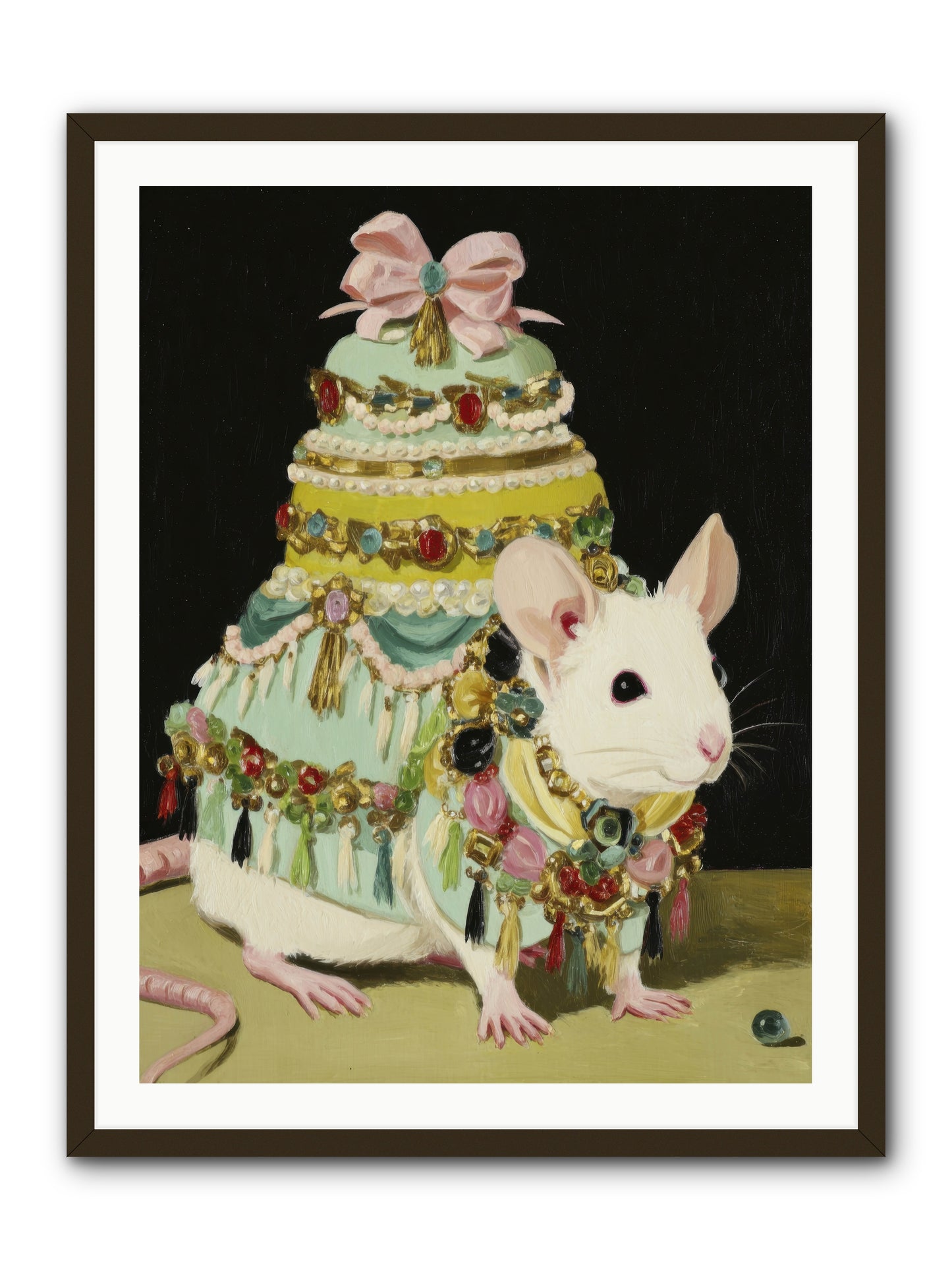 Dressed in Moonbeams -- Framed Print - Black 30x40