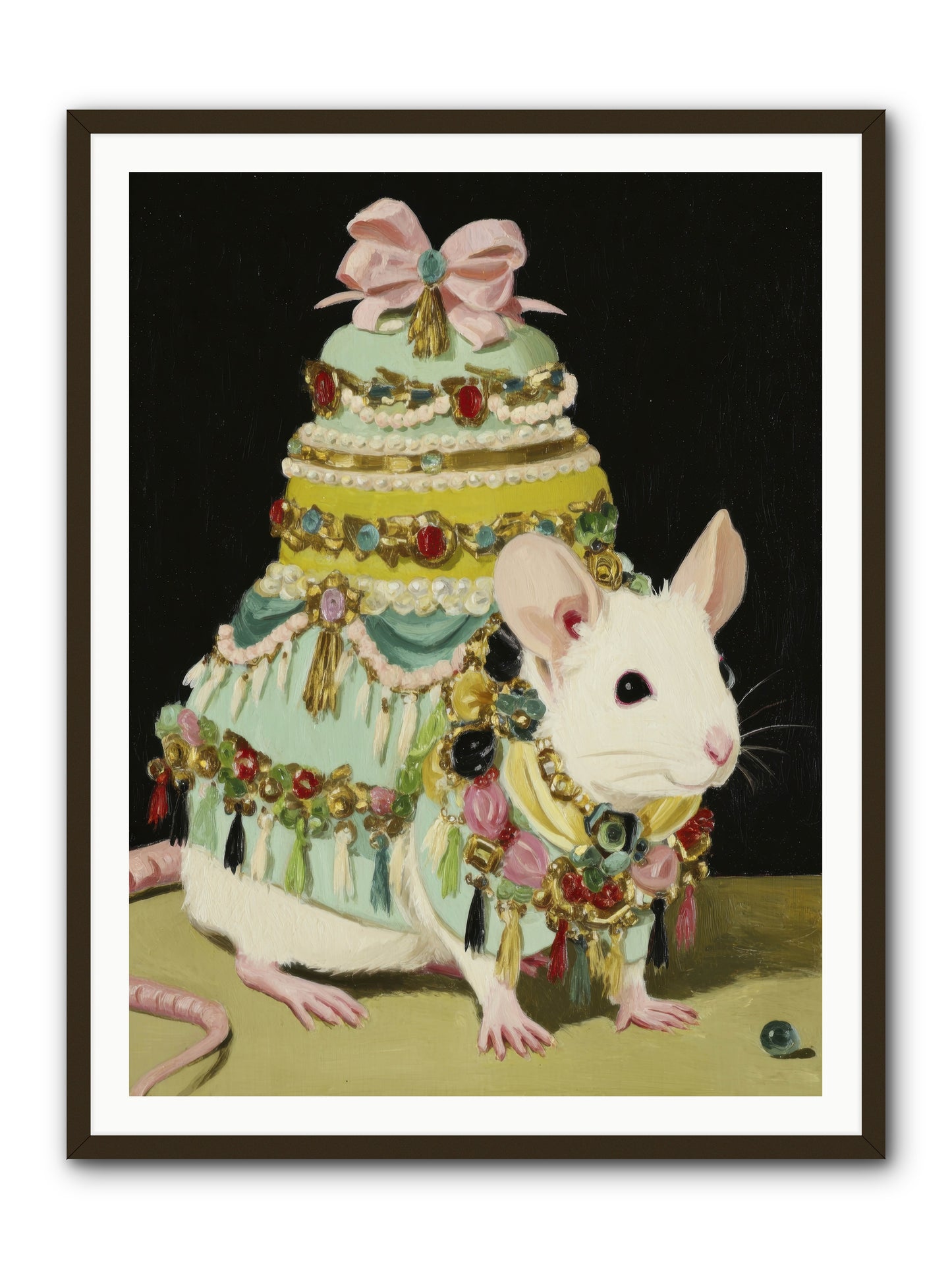 Dressed in Moonbeams -- Framed Print - Black 36x48
