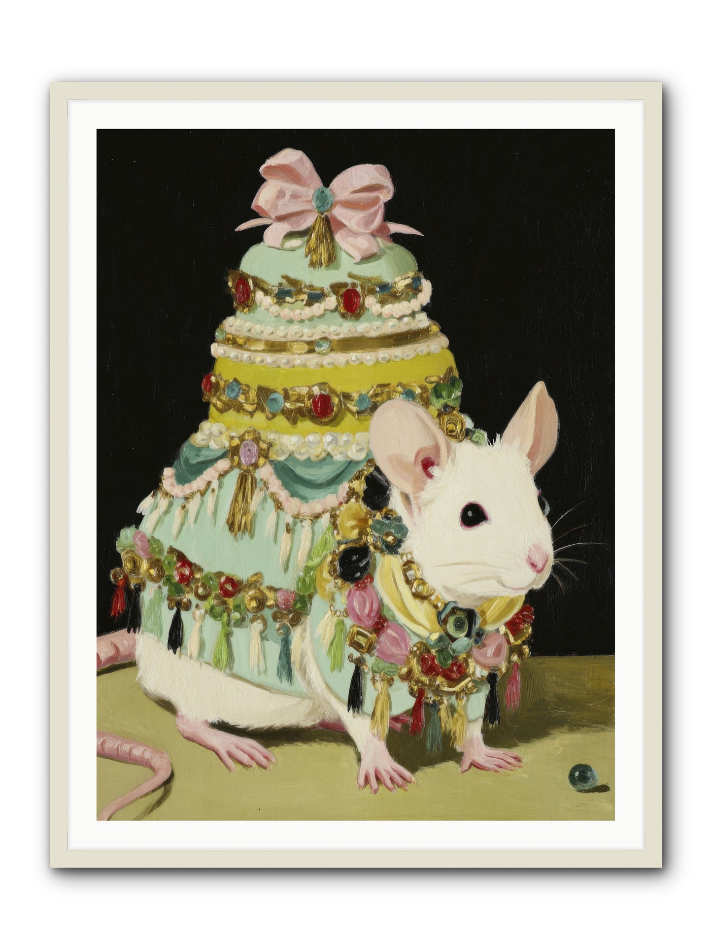 Dressed in Moonbeams -- Framed Print - White 36x48