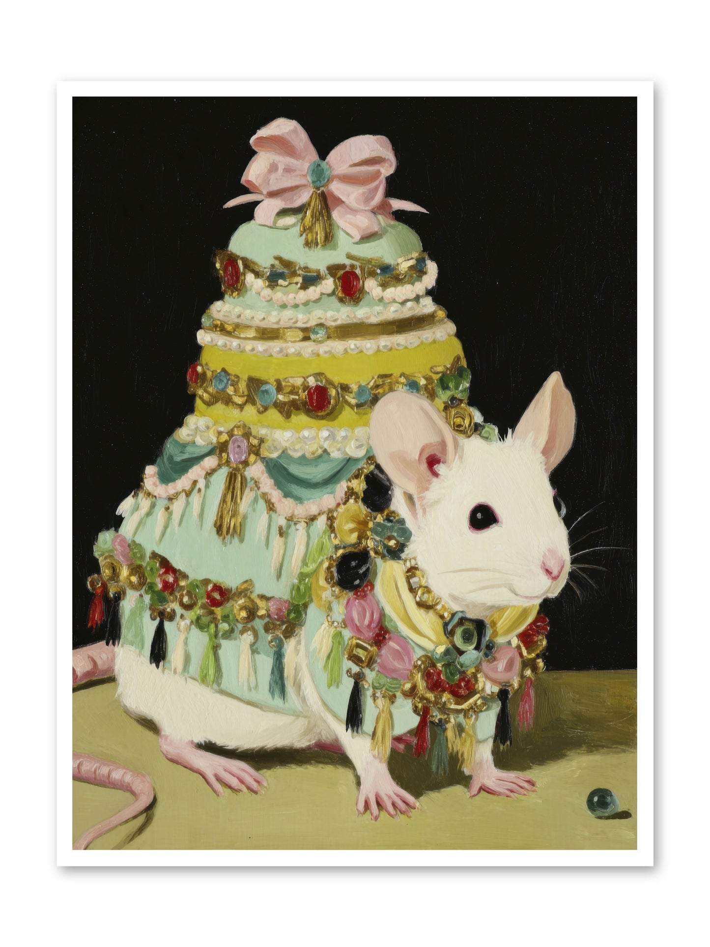 Dressed in Moonbeams -- Loose Canvas Print 36x48