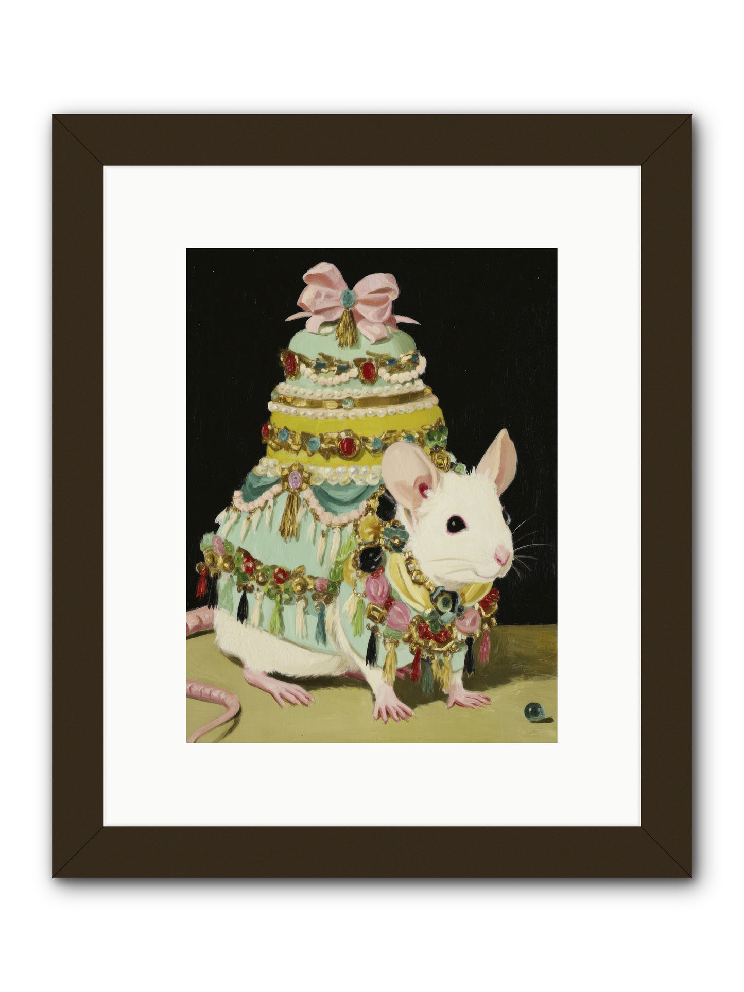 Dressed in Moonbeams -- Framed Print - Black 9x12