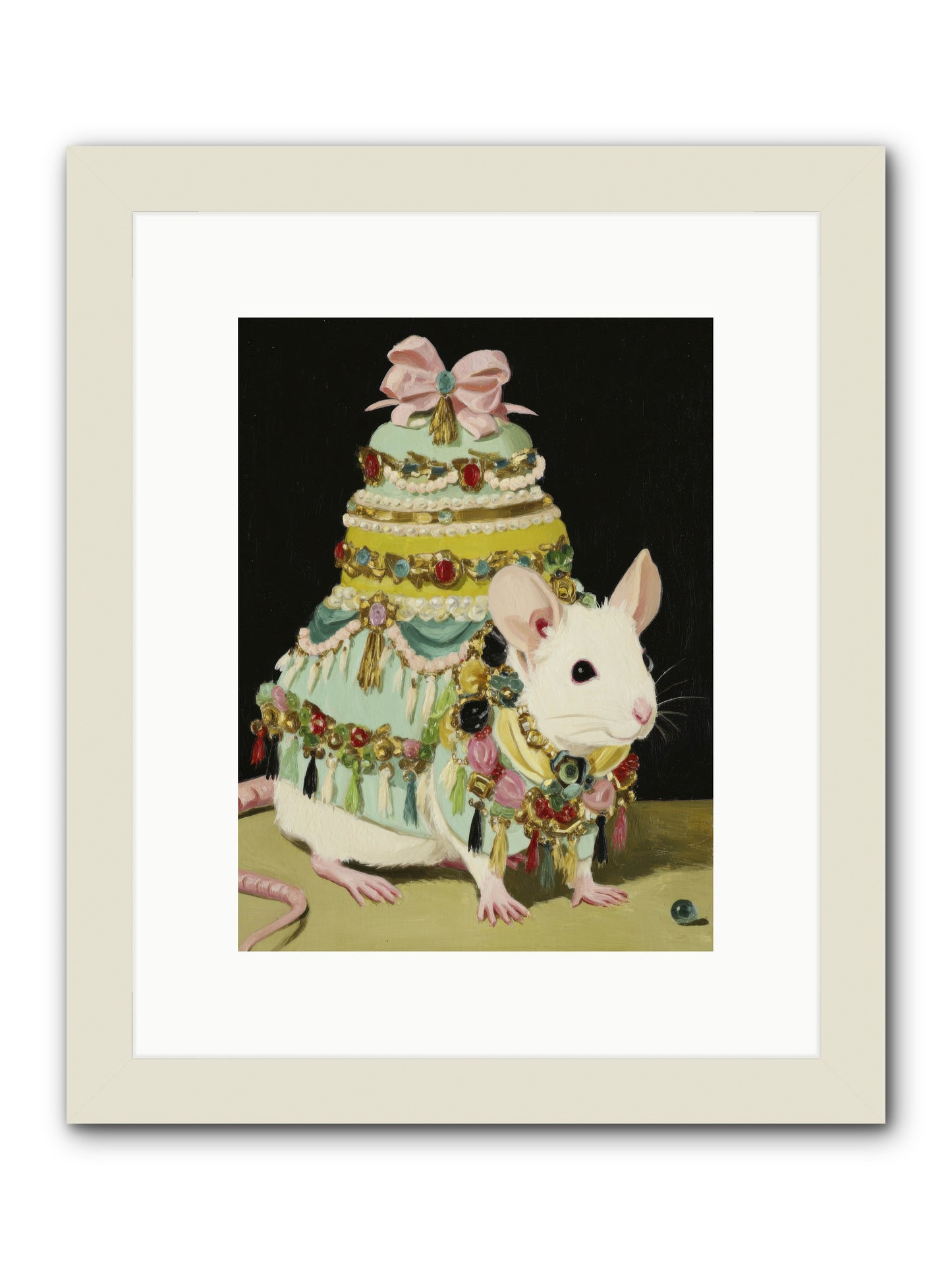 Dressed in Moonbeams -- Framed Print - White 9x12