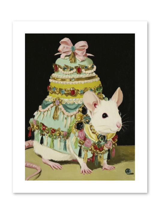 Dressed in Moonbeams -- Paper Print 9x12