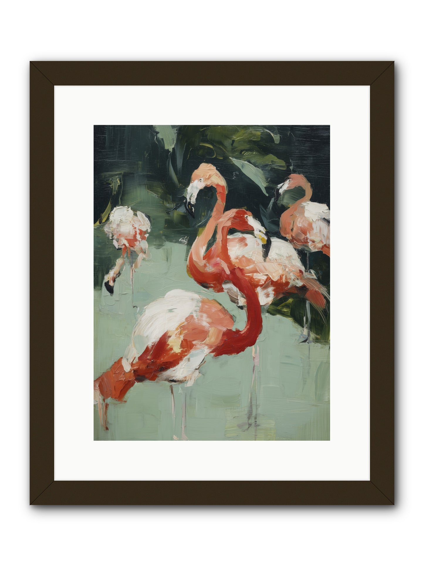 Dressed in Silk -- Framed Print - Black 12x16
