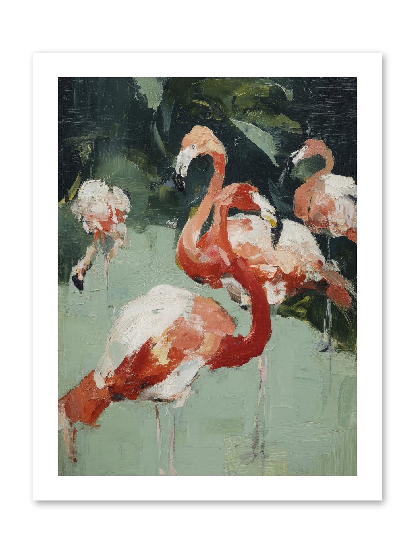 Dressed in Silk -- Paper Print 12x16