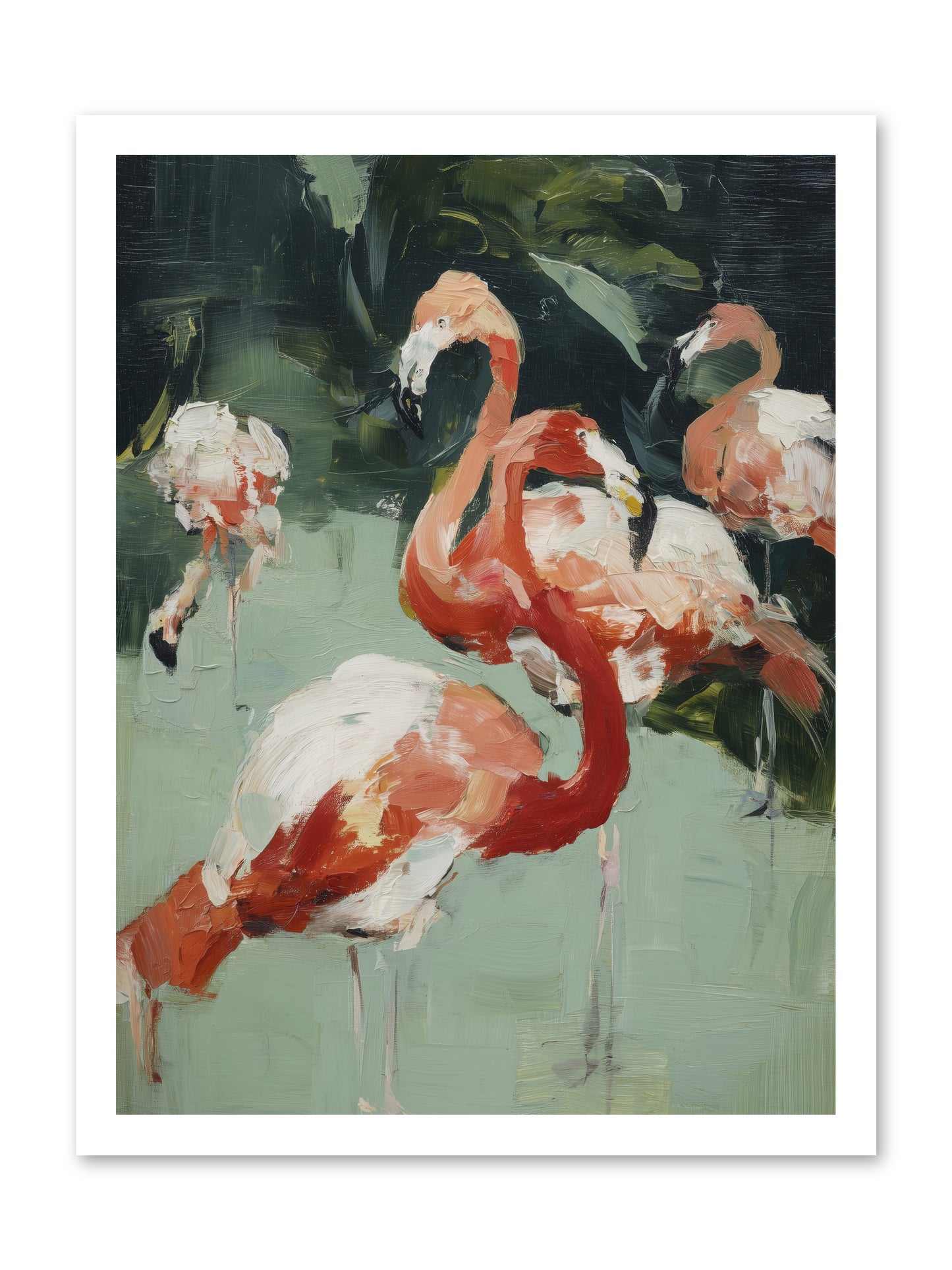 Dressed in Silk -- Loose Canvas Print 18x24