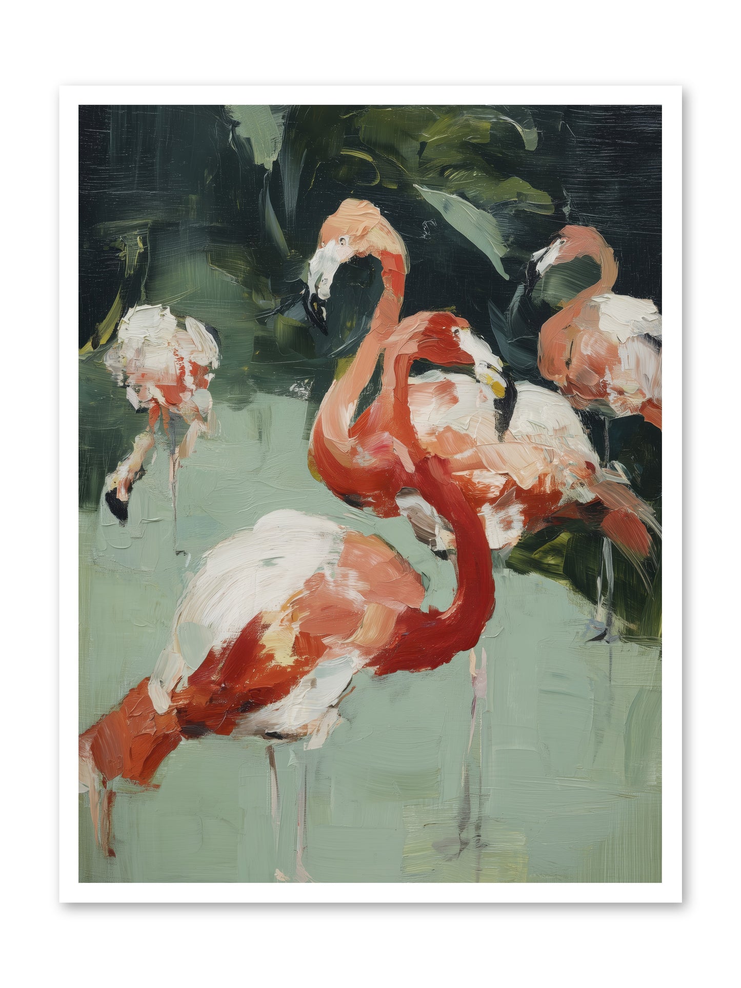 Dressed in Silk -- Loose Canvas Print 30x40