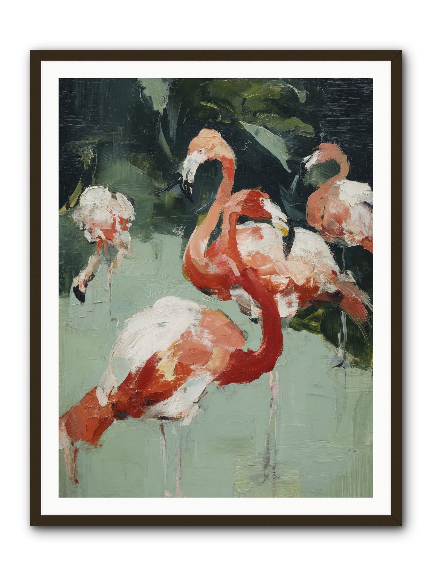 Dressed in Silk -- Framed Print - Black 36x48