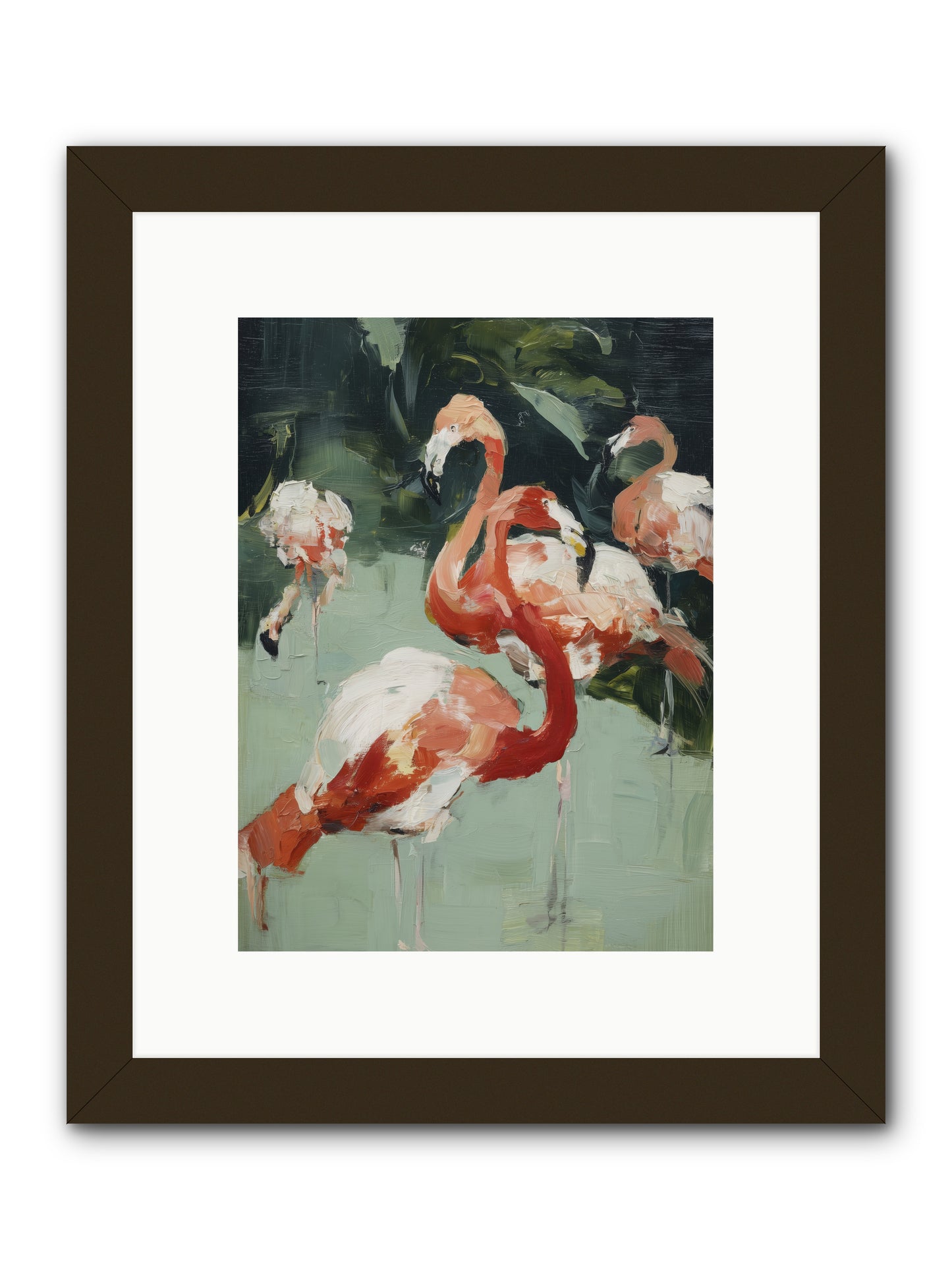 Dressed in Silk -- Framed Print - Black 9x12