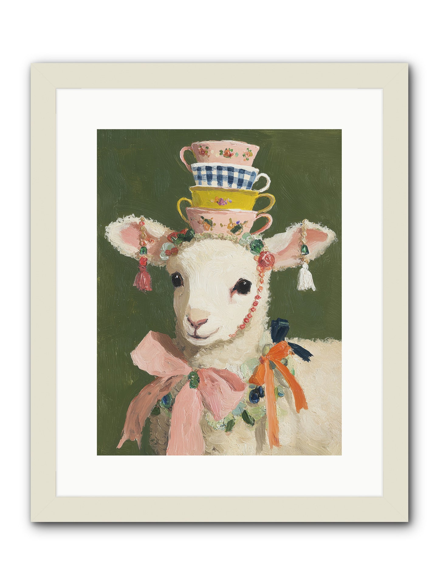 Dressed in Sunshine -- Framed Print - White 12x16
