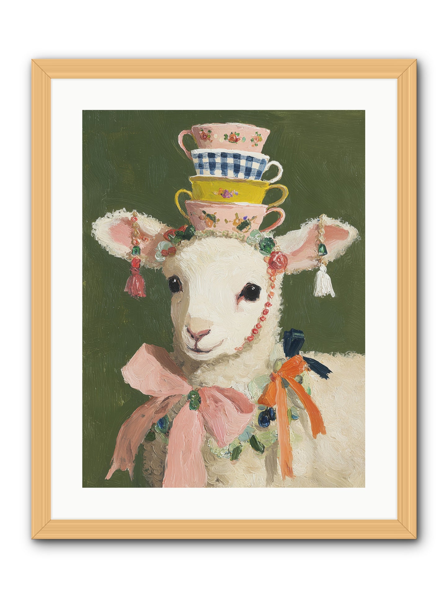 Dressed in Sunshine -- Framed Print - Natural 18x24