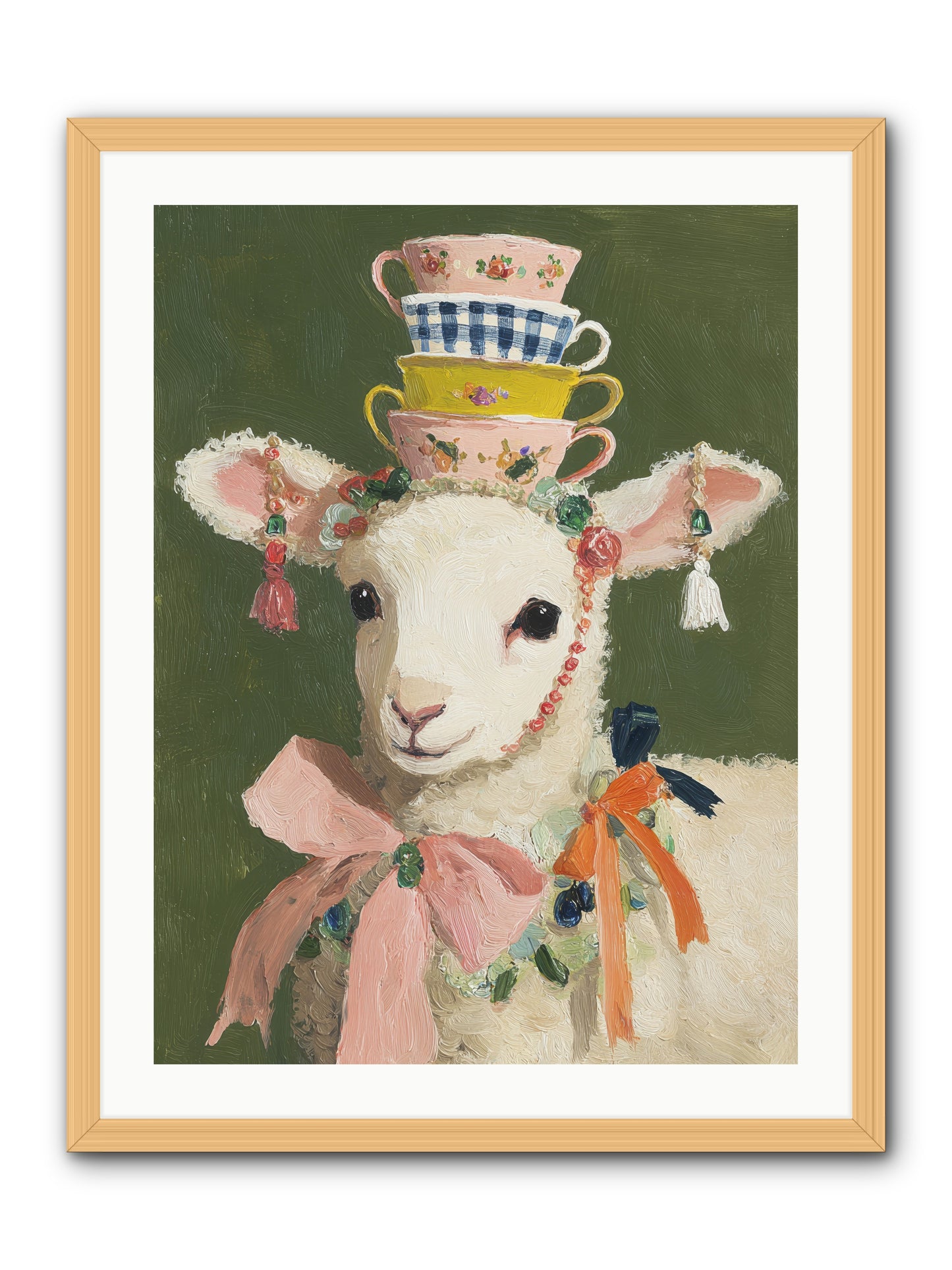 Dressed in Sunshine -- Framed Print - Natural 24x32