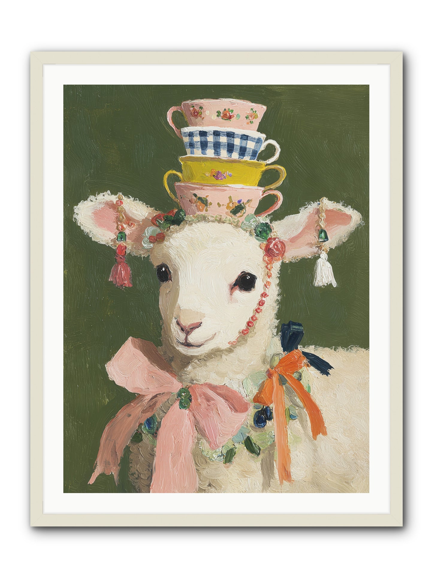 Dressed in Sunshine -- Framed Print - White 30x40
