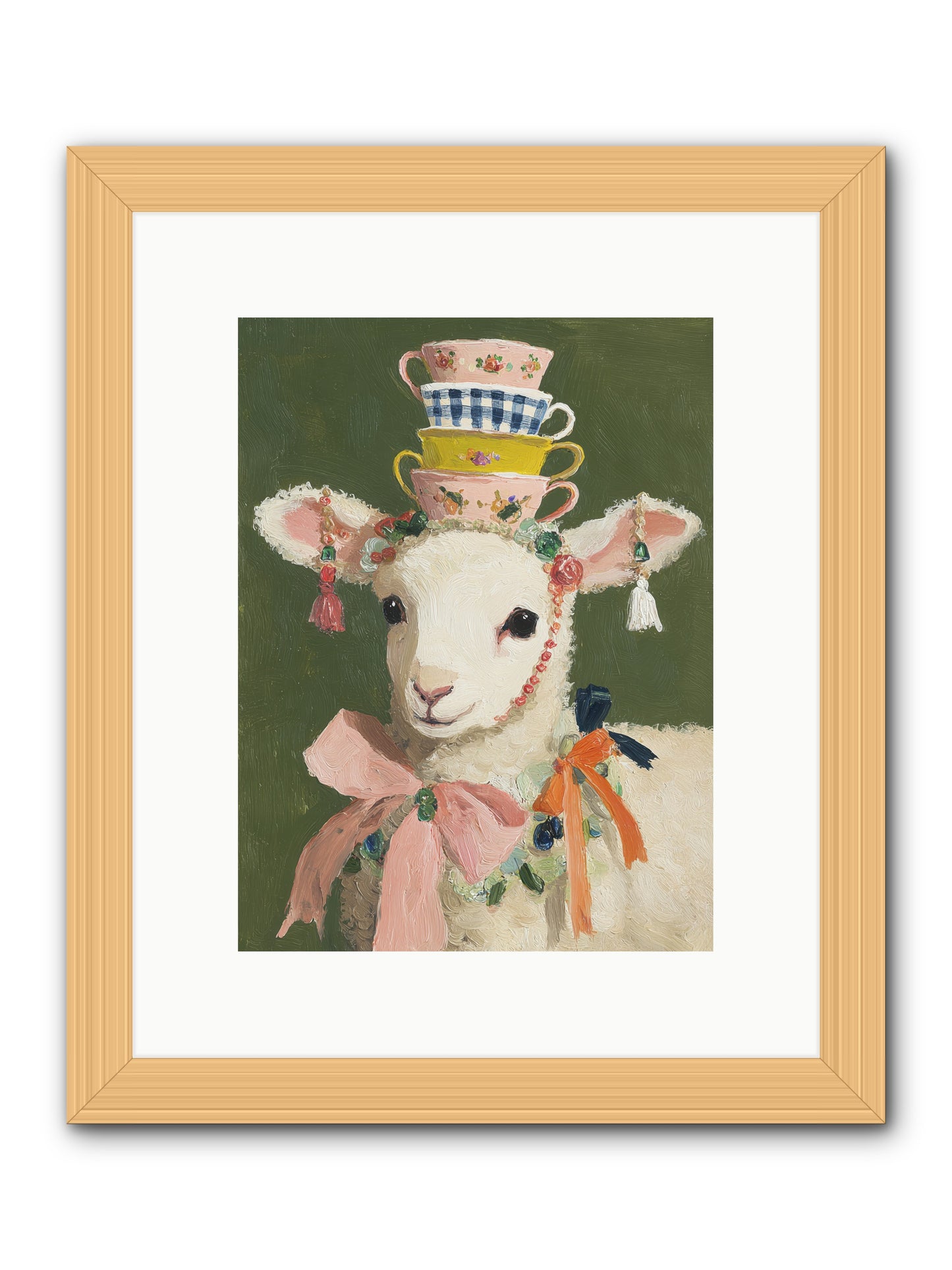 Dressed in Sunshine -- Framed Print - Natural 9x12