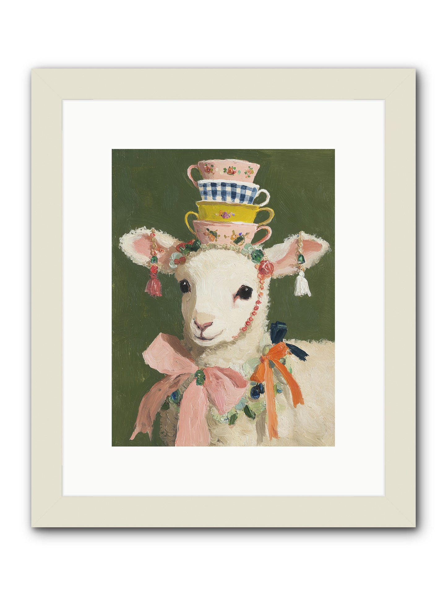 Dressed in Sunshine -- Framed Print - White 9x12