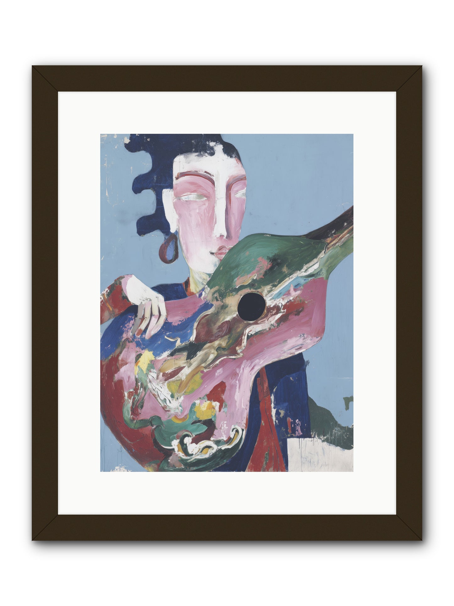 Drift Beneath Stars -- Framed Print - Black 12x16