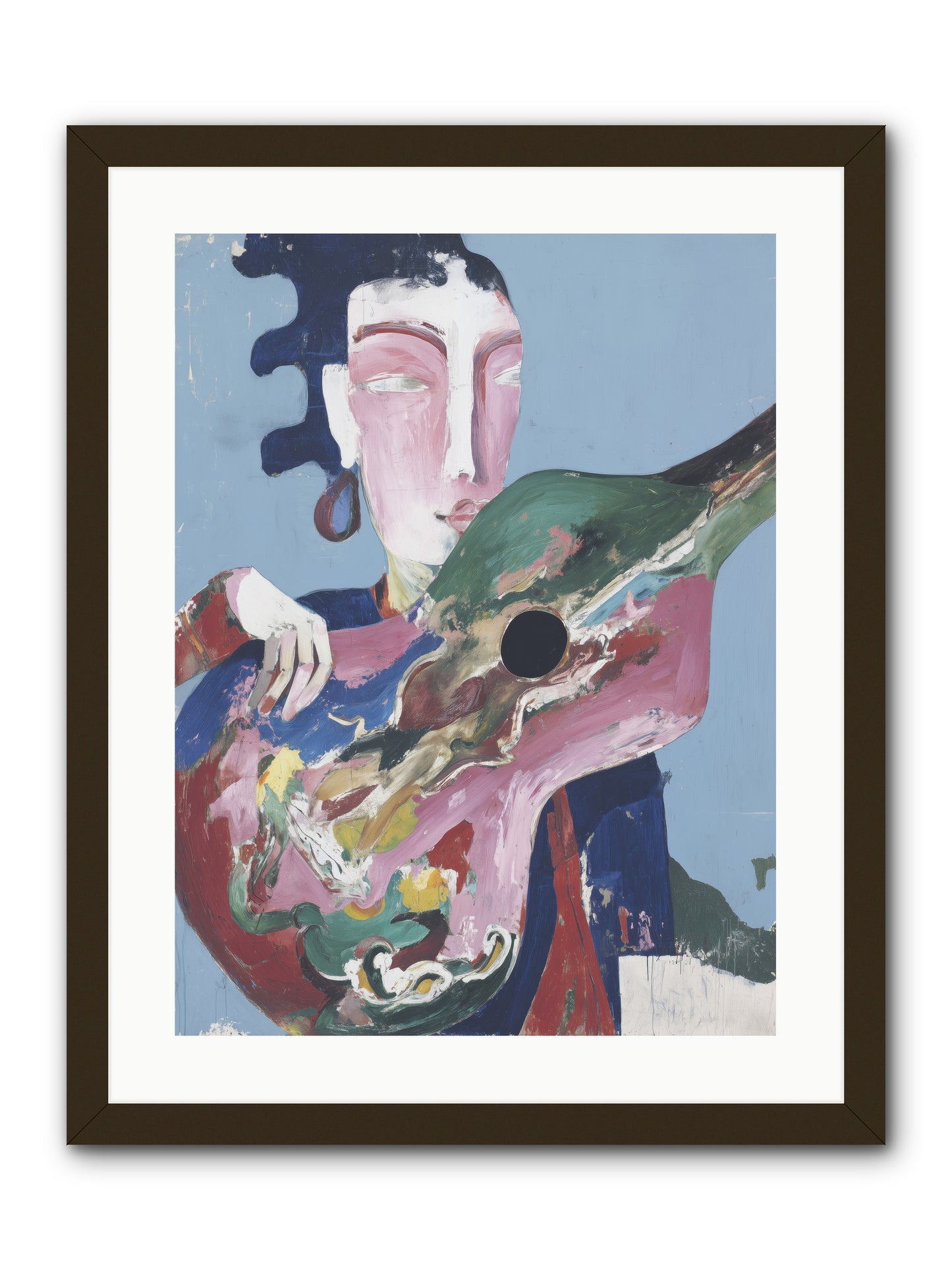 Drift Beneath Stars -- Framed Print - Black 18x24