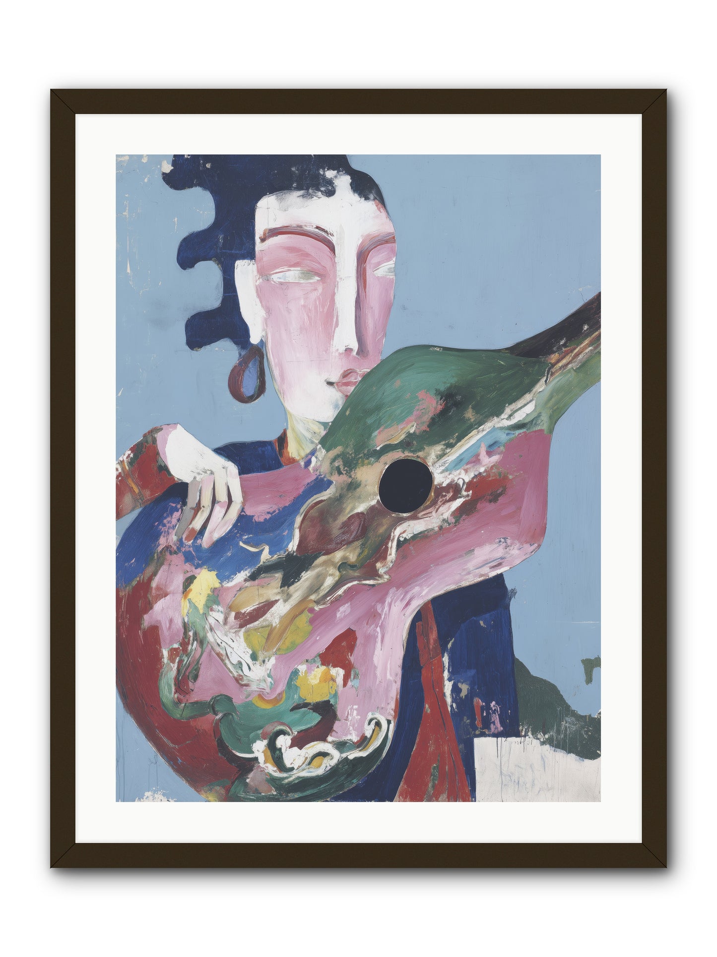 Drift Beneath Stars -- Framed Print - Black 24x32