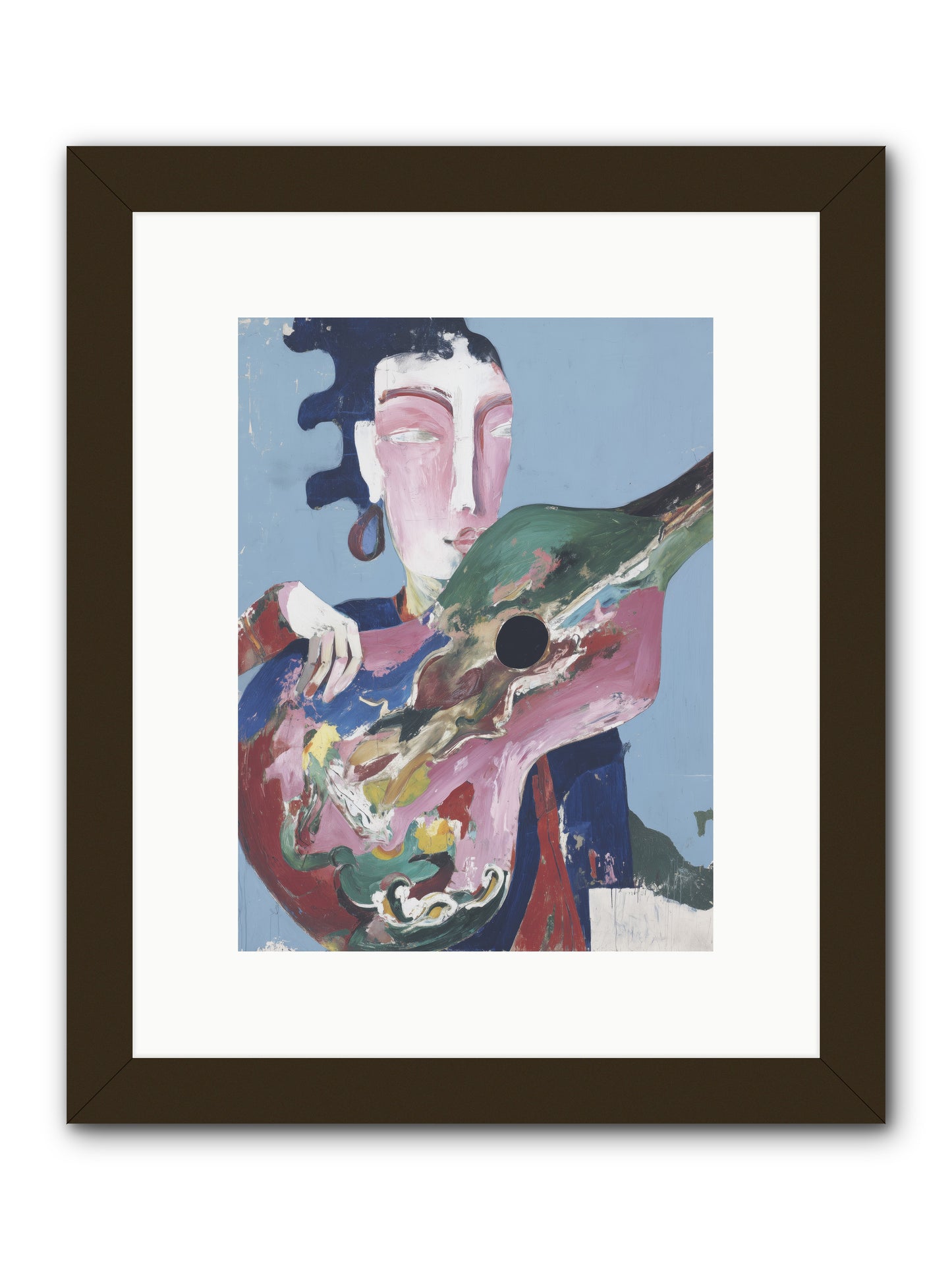Drift Beneath Stars -- Framed Print - Black 9x12