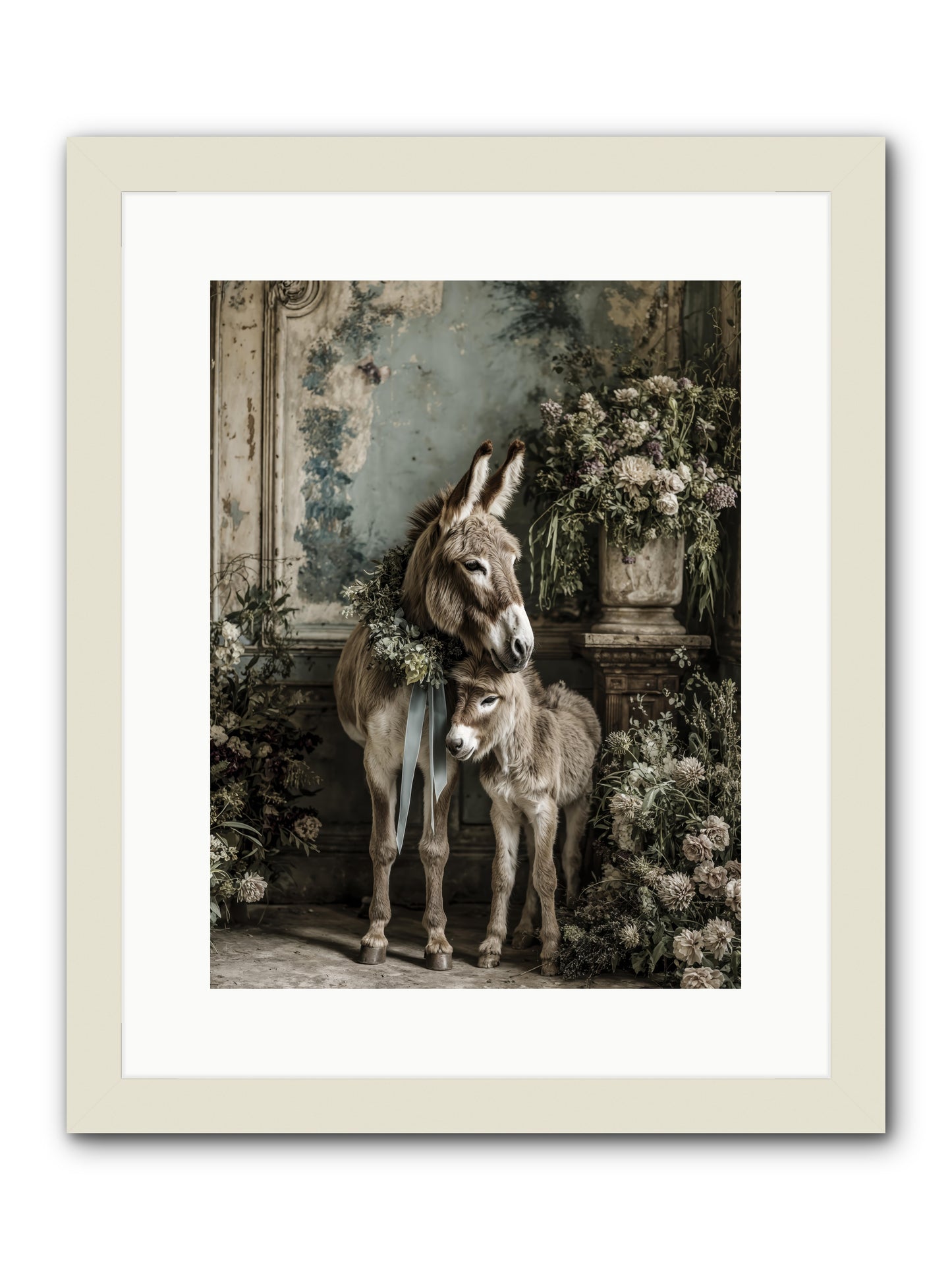 Drifting toward wonder -- Framed Print - White 12x16