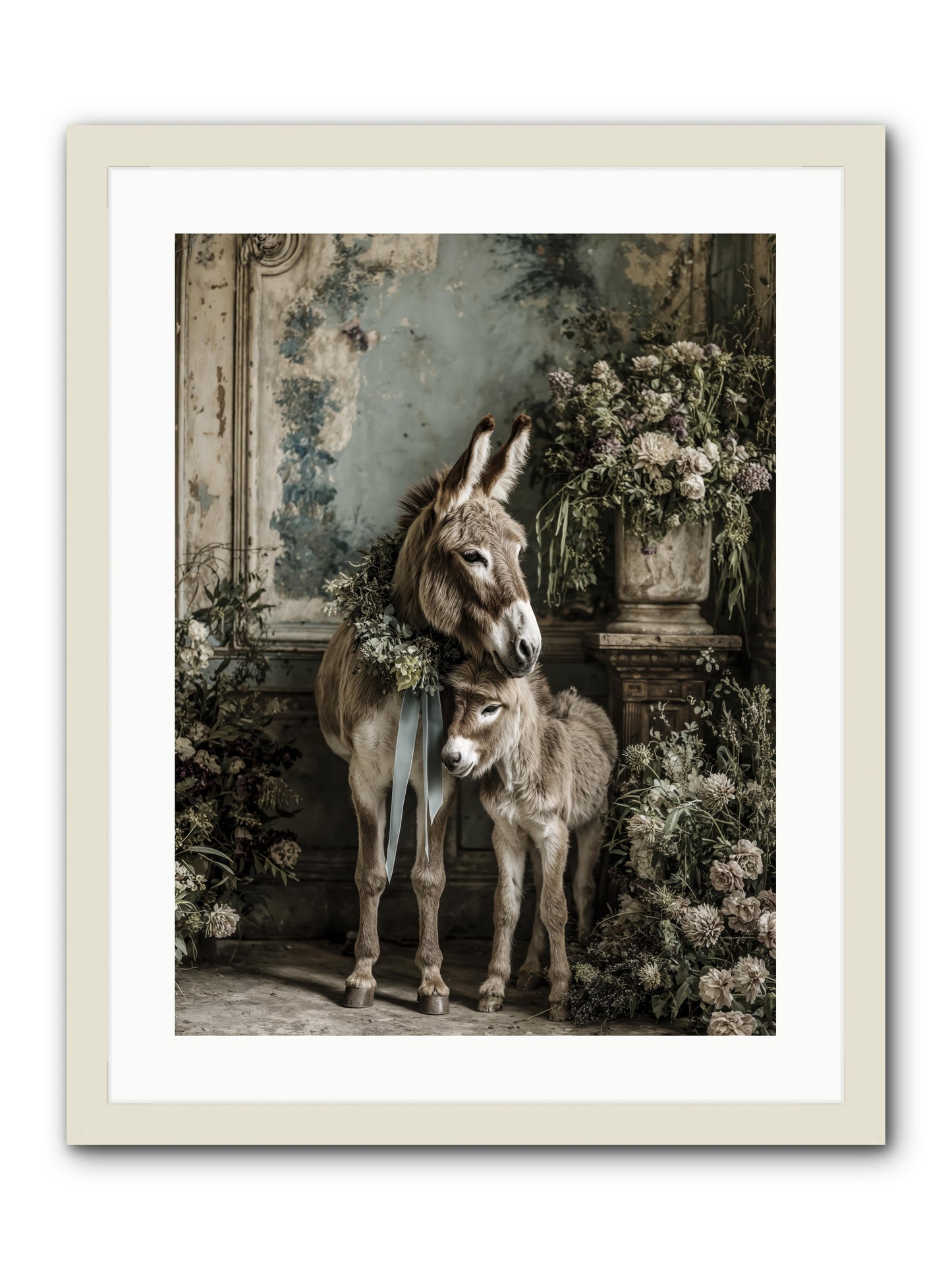 Drifting toward wonder -- Framed Print - White 18x24