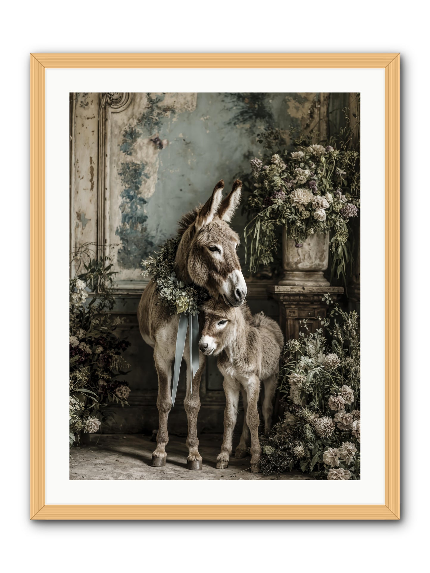 Drifting toward wonder -- Framed Print - Natural 24x32