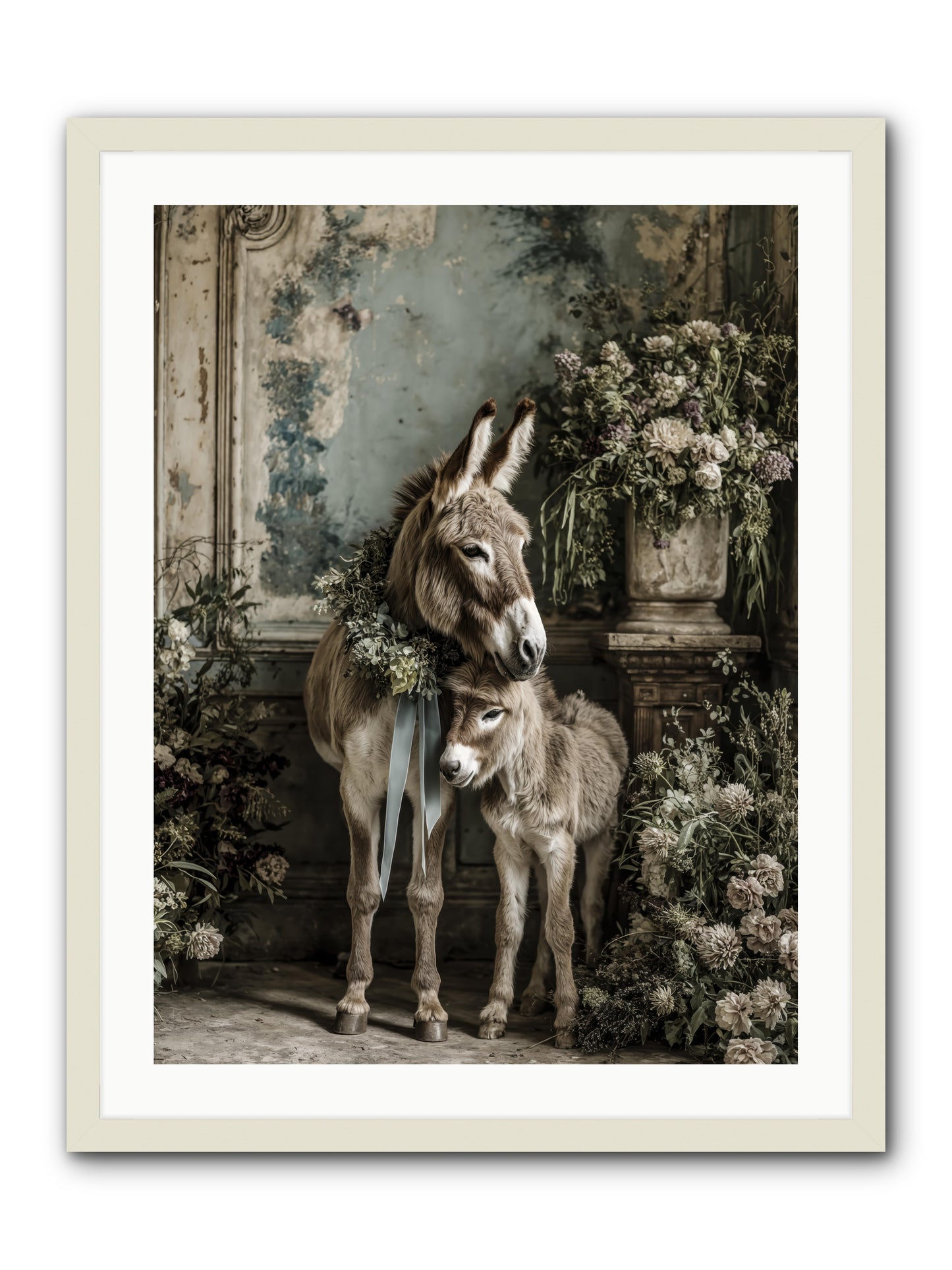 Drifting toward wonder -- Framed Print - White 24x32