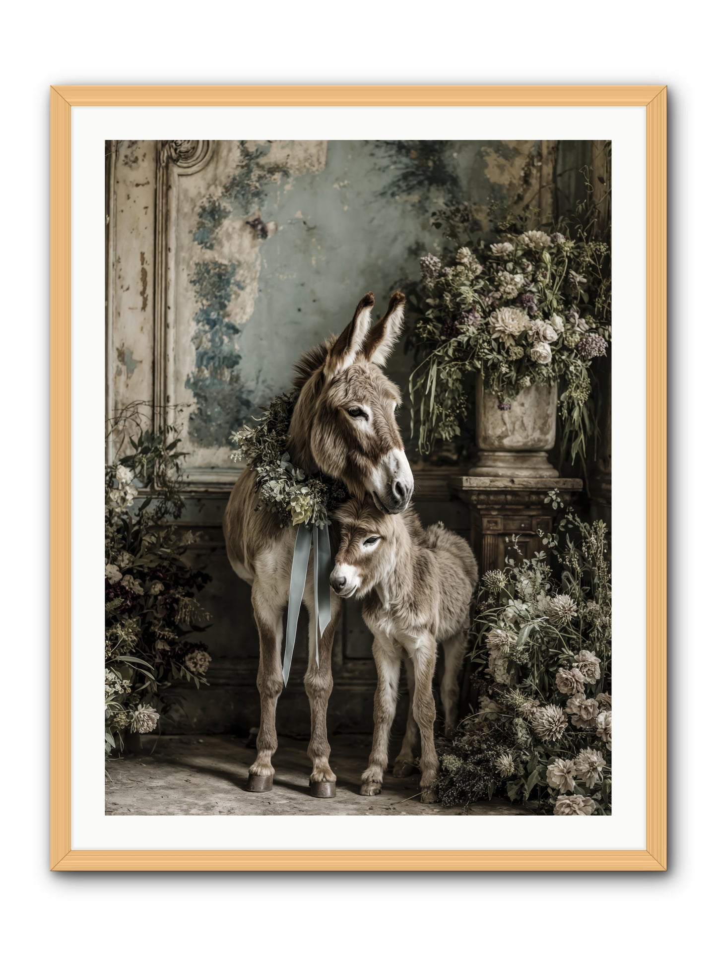 Drifting toward wonder -- Framed Print - Natural 30x40