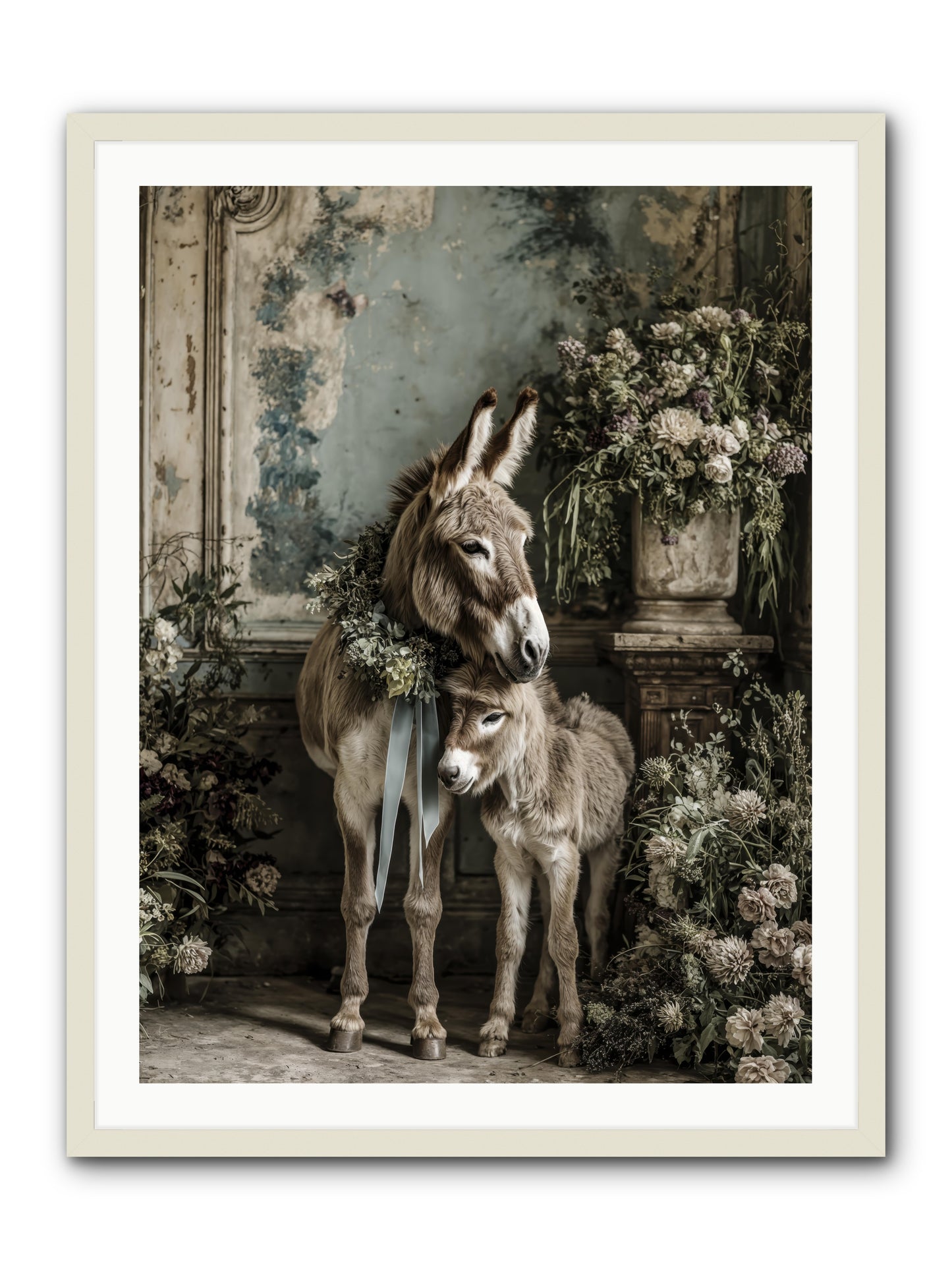 Drifting toward wonder -- Framed Print - White 30x40
