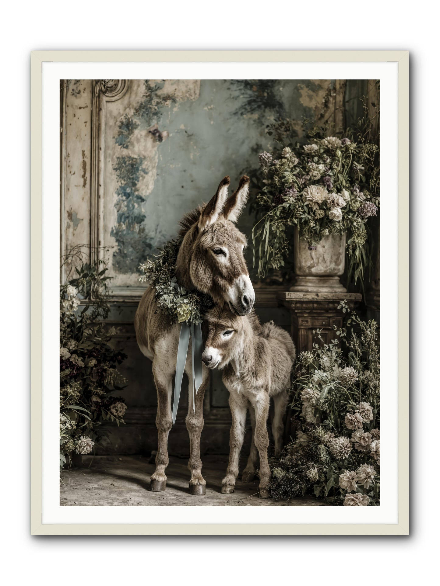 Drifting toward wonder -- Framed Print - White 36x48