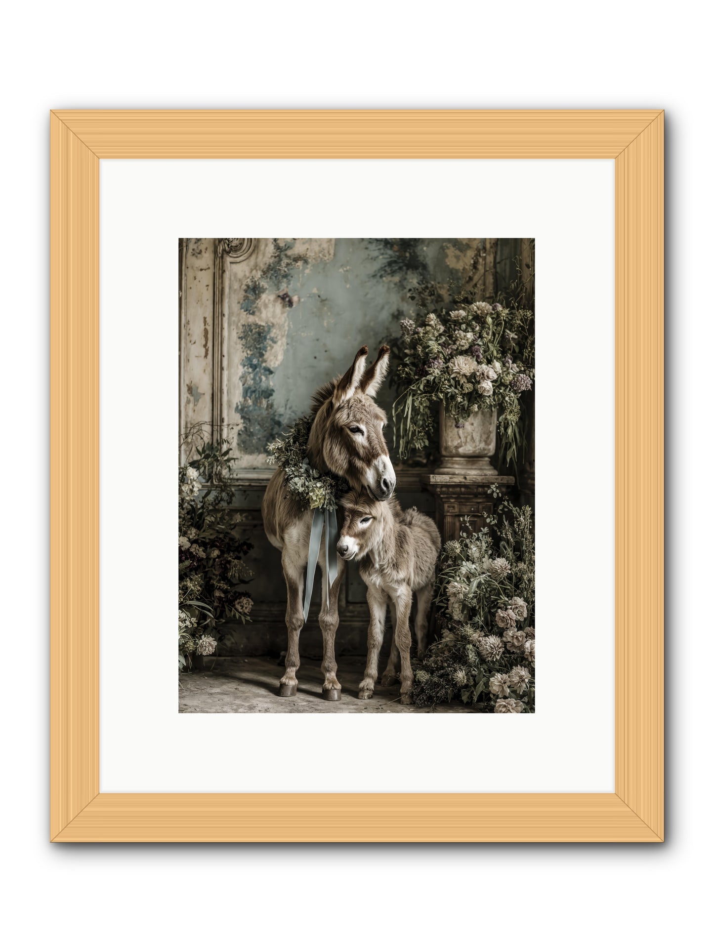 Drifting toward wonder -- Framed Print - Natural 9x12
