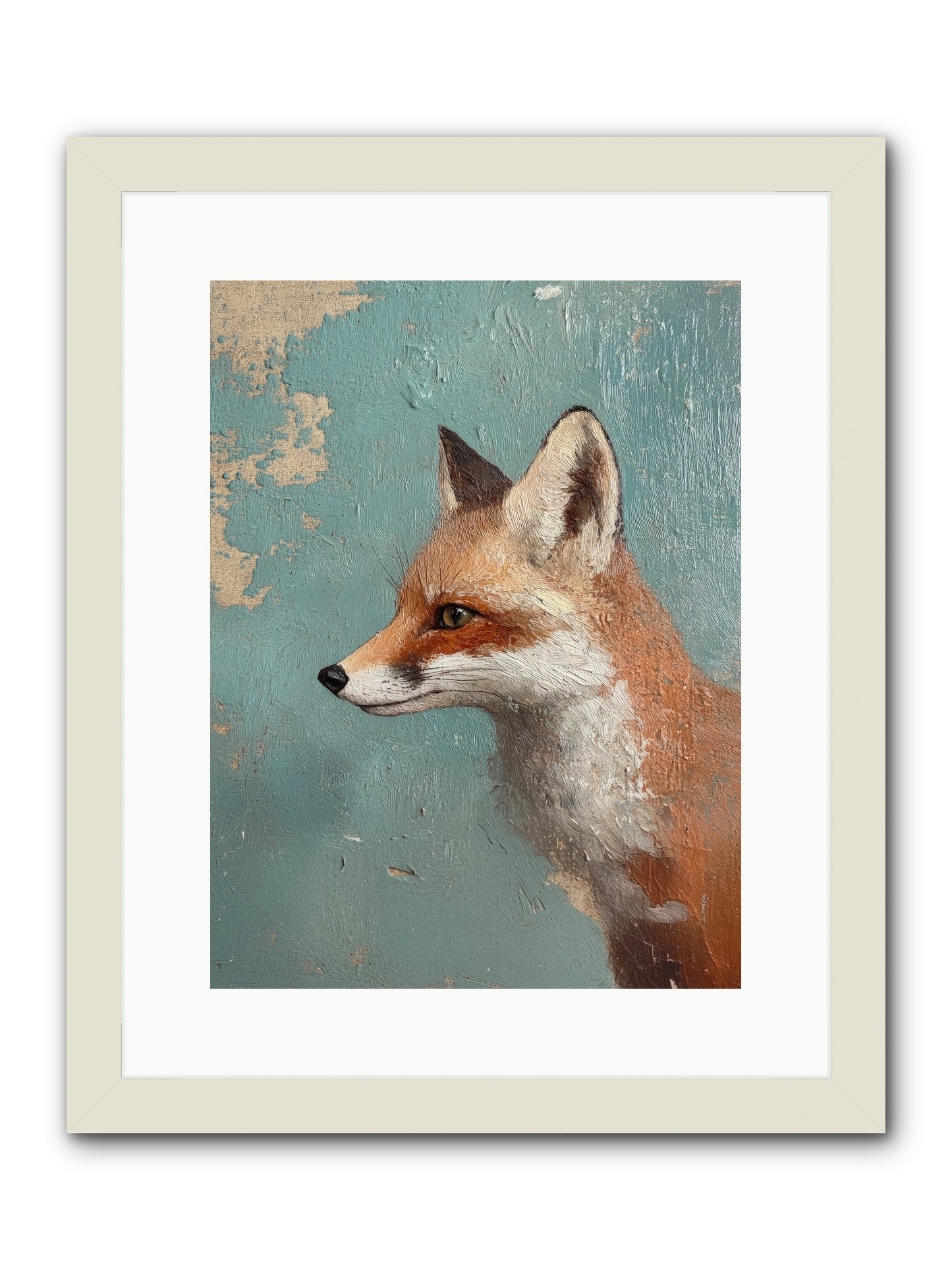 Duchess Of Moonlight -- Framed Print - White 12x16