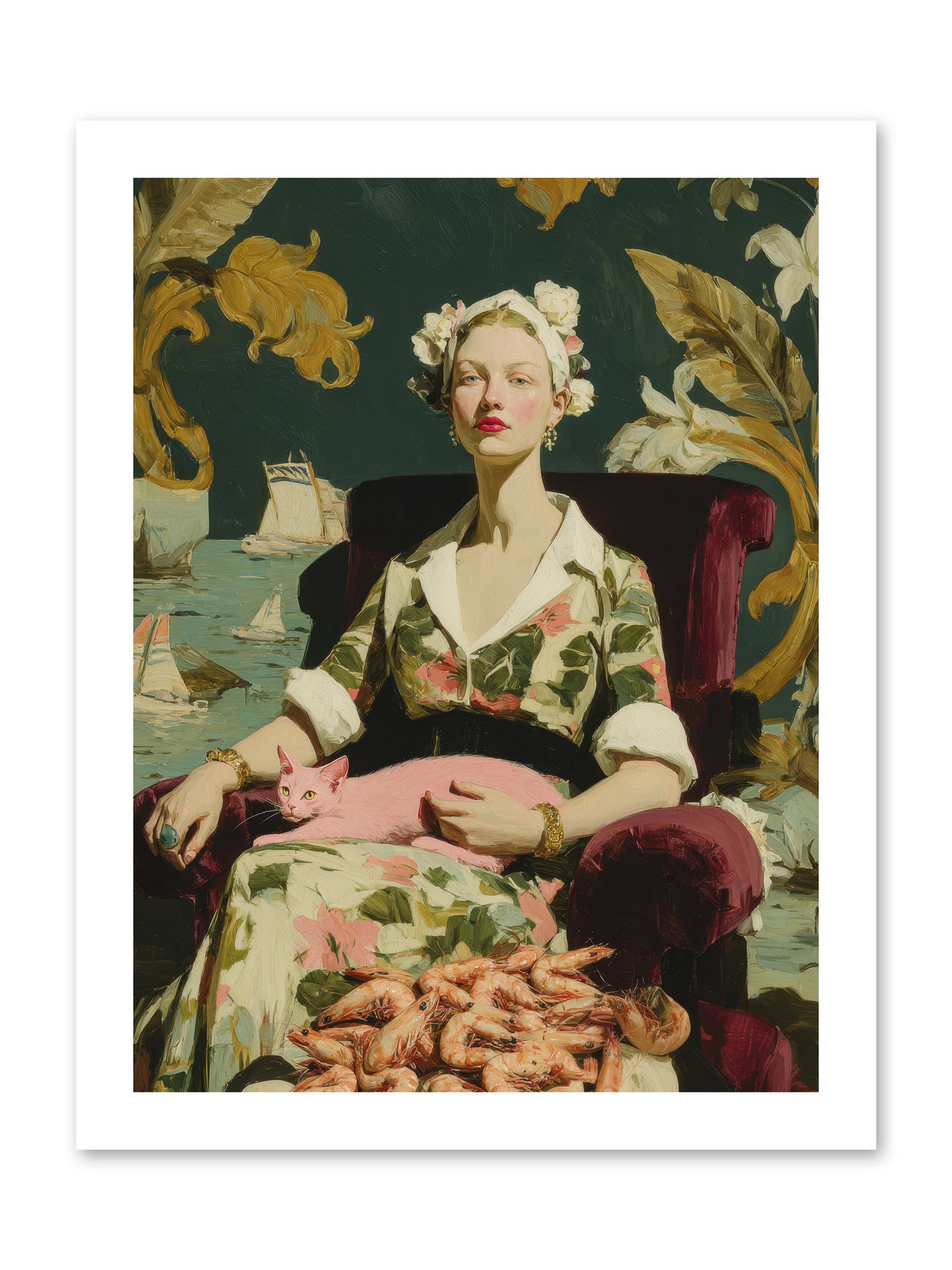 Duchess of Daydreams -- Paper Print 12x16