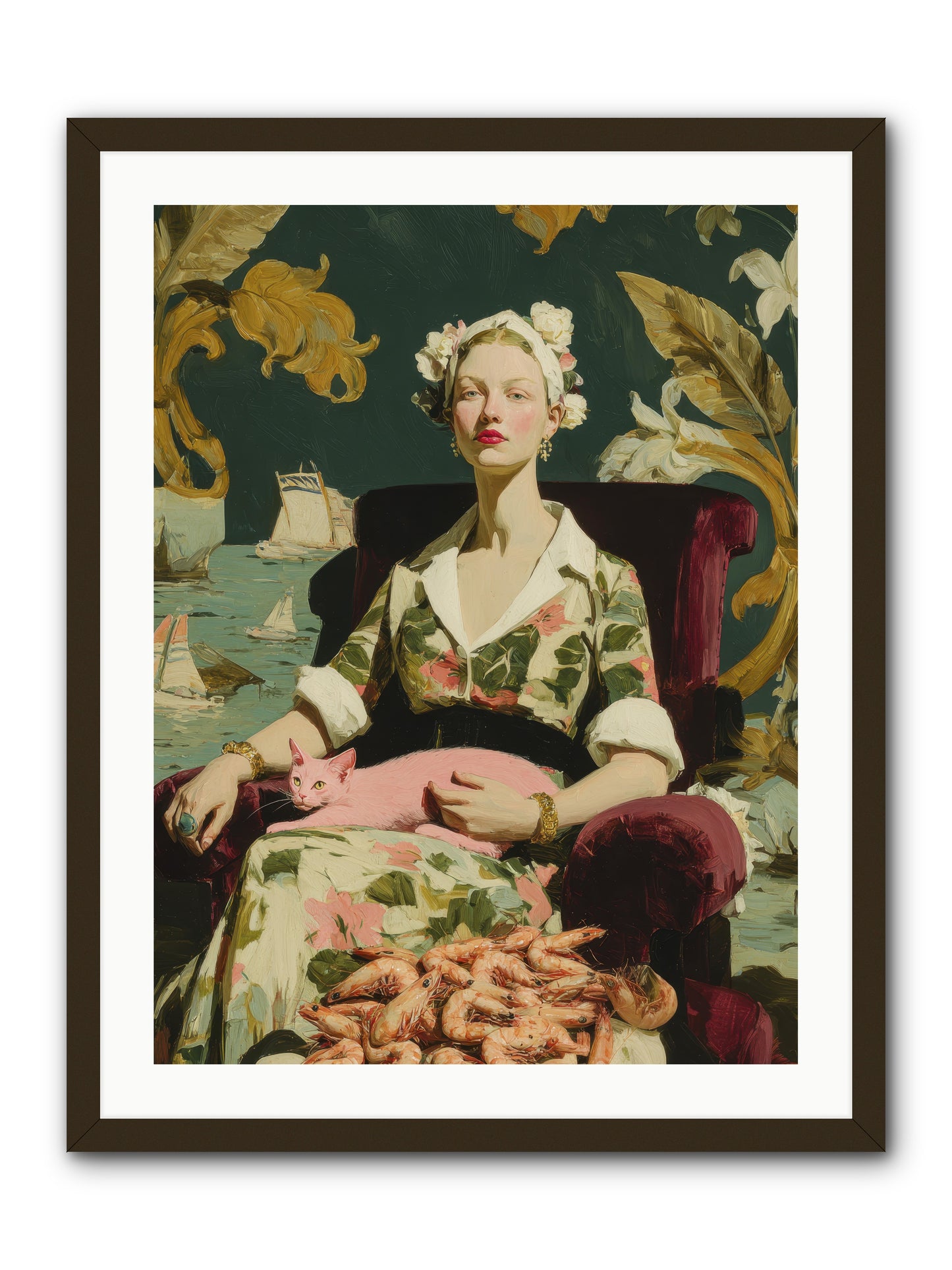 Duchess of Daydreams -- Framed Print - Black 24x32