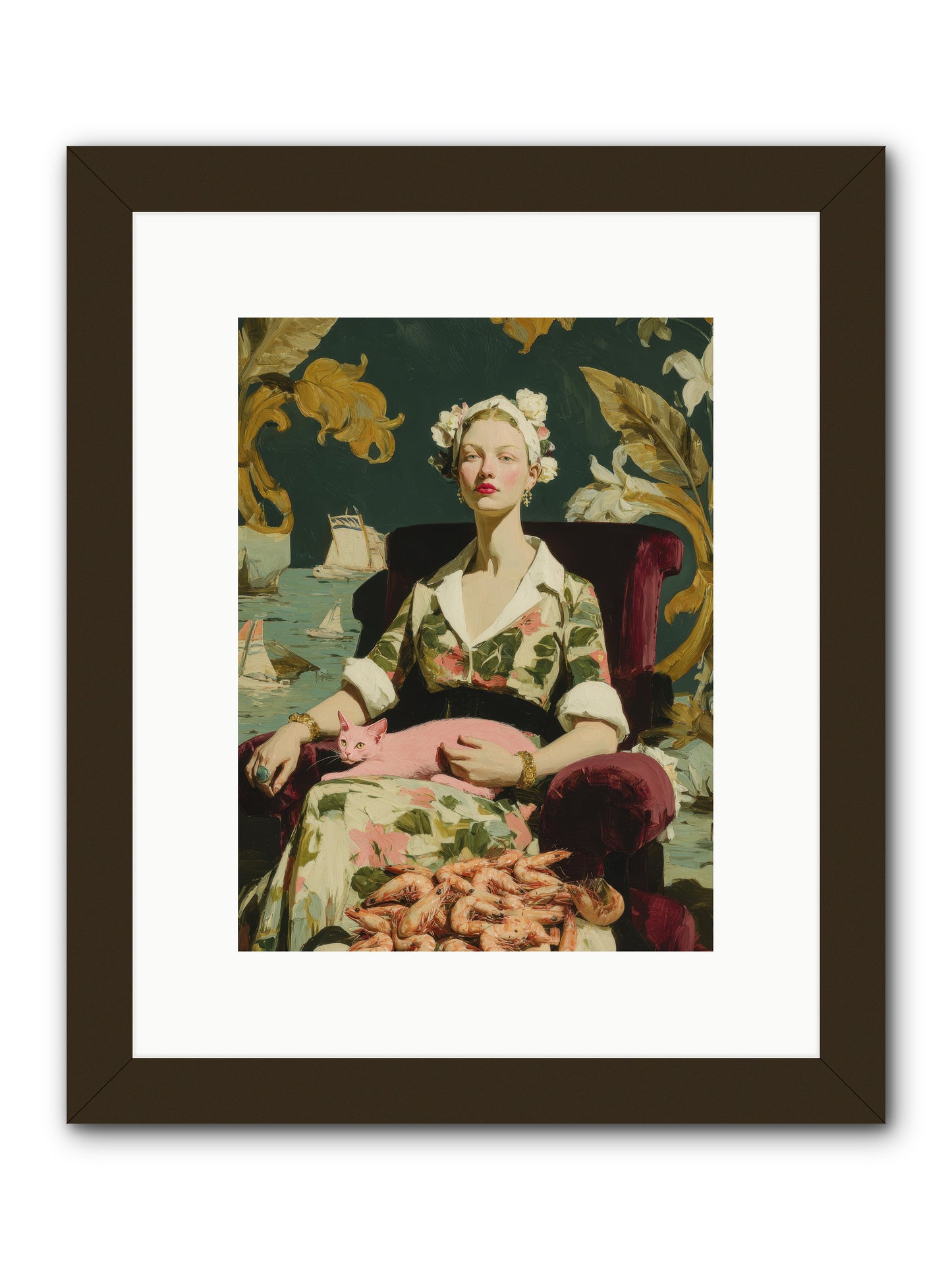 Duchess of Daydreams -- Framed Print - Black 9x12