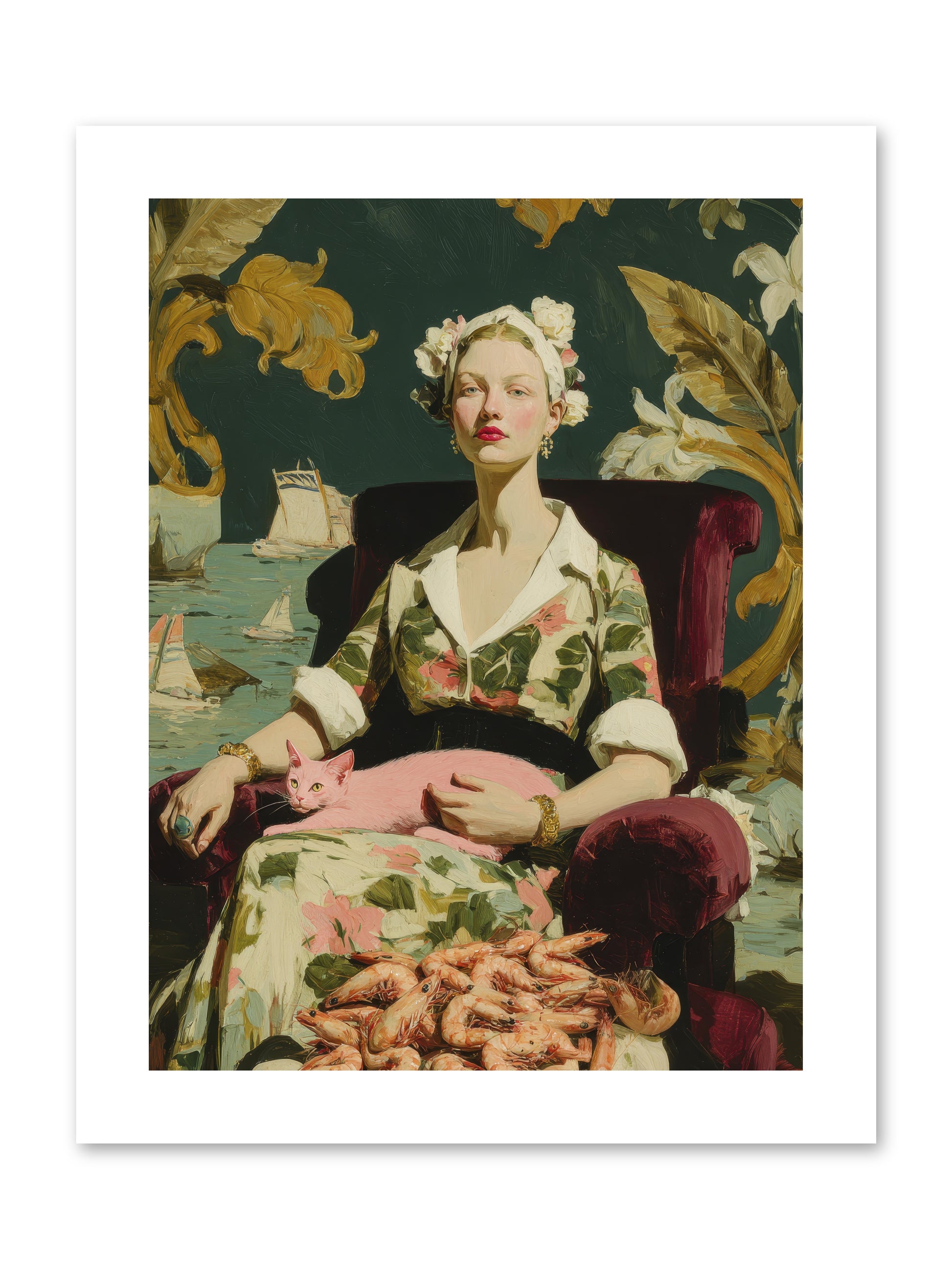 Duchess of Daydreams -- Paper Print 9x12