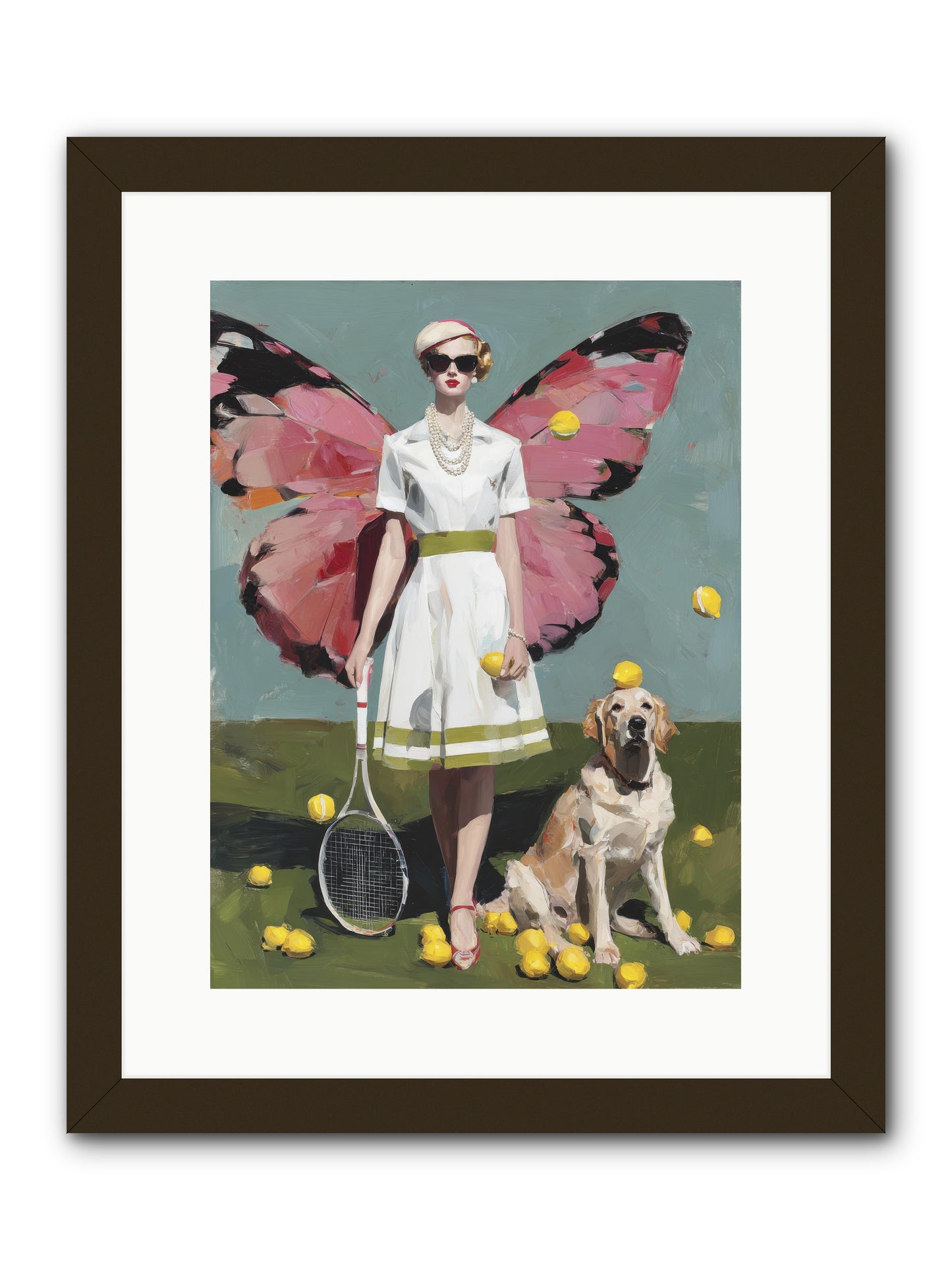 Duchess of Lemon Avenue -- Framed Print - Black 12x16