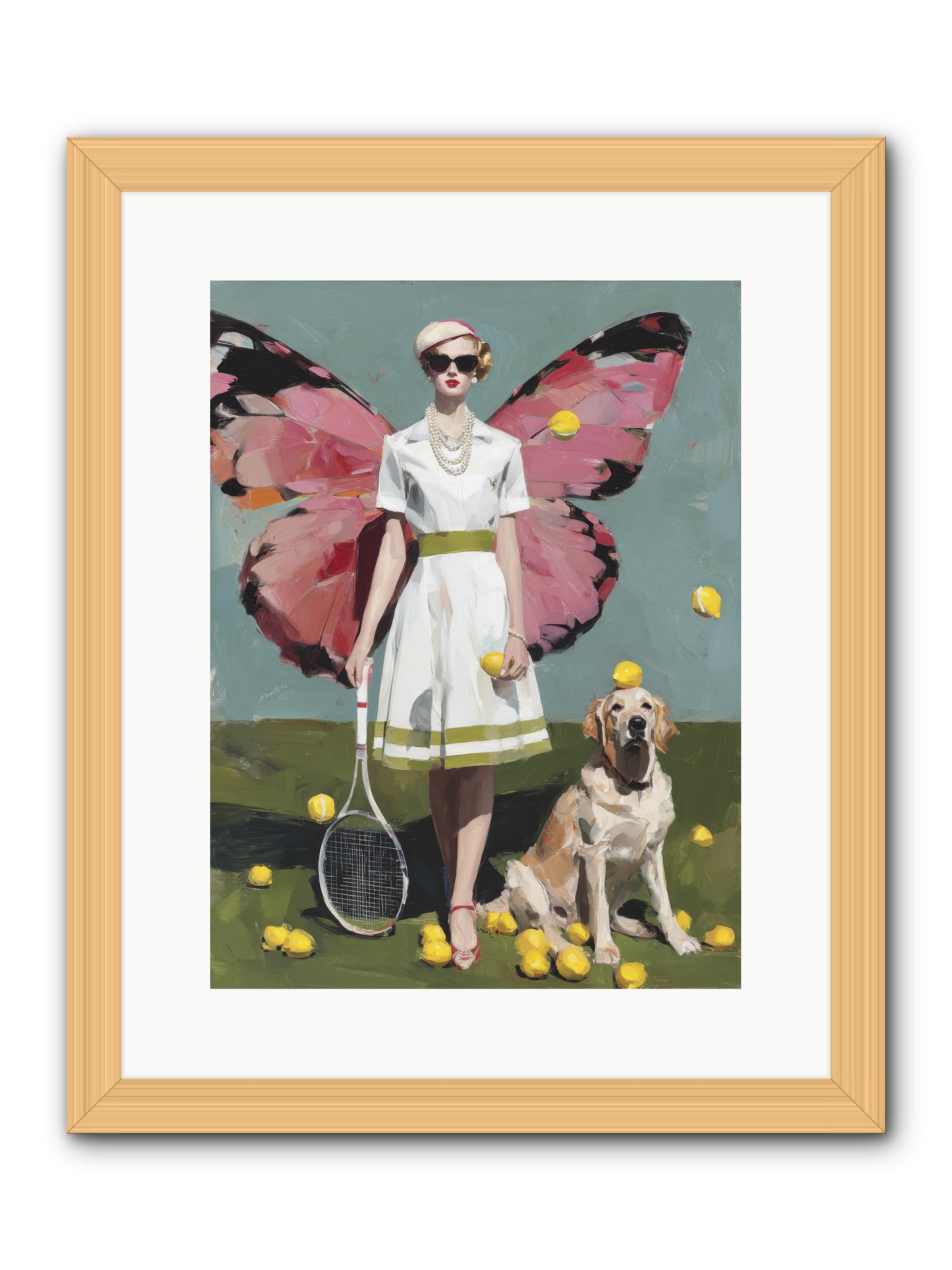 Duchess of Lemon Avenue -- Framed Print - Natural 12x16