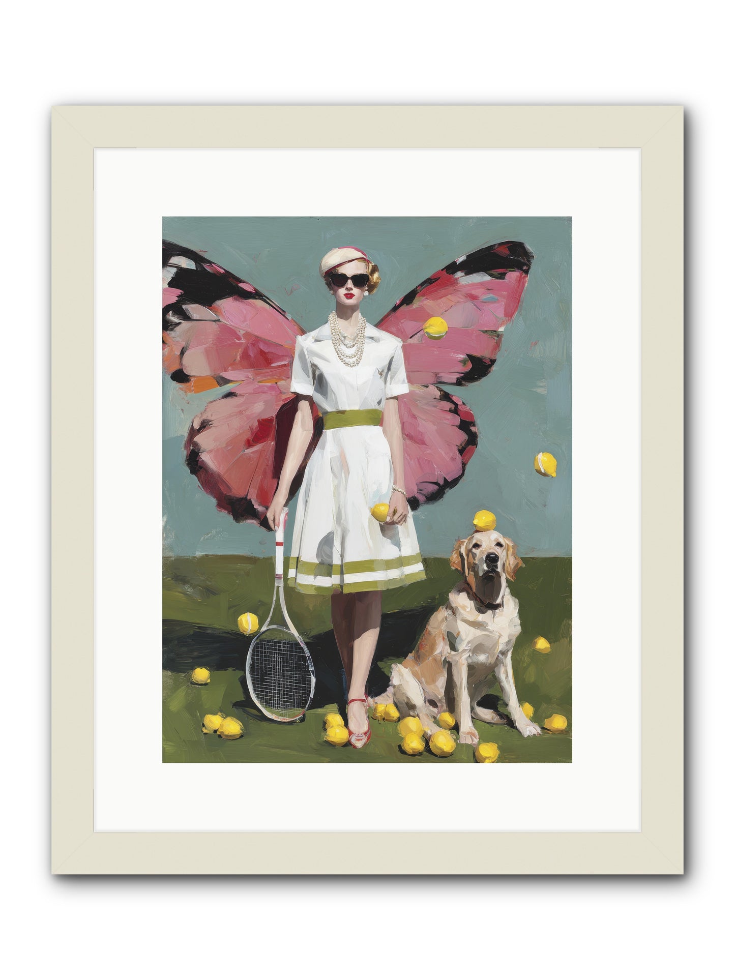 Duchess of Lemon Avenue -- Framed Print - White 12x16