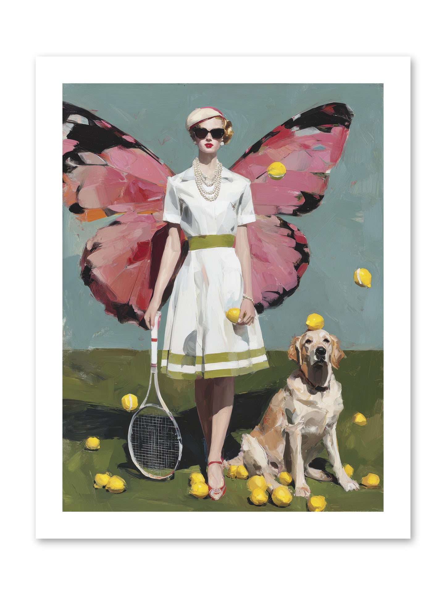 Duchess of Lemon Avenue -- Loose Canvas Print 12x16