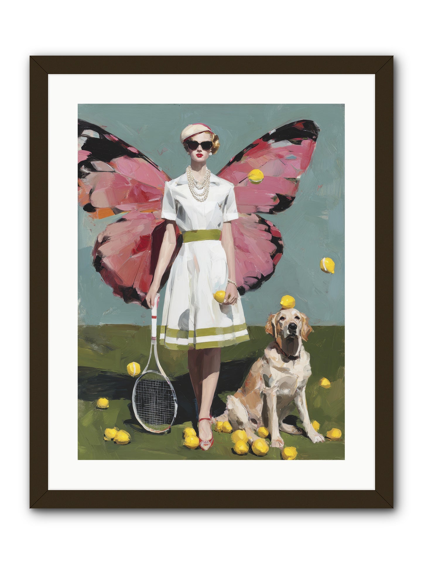 Duchess of Lemon Avenue -- Framed Print - Black 18x24