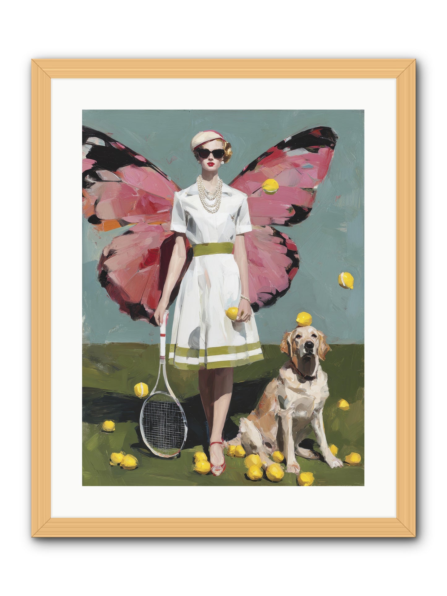 Duchess of Lemon Avenue -- Framed Print - Natural 18x24
